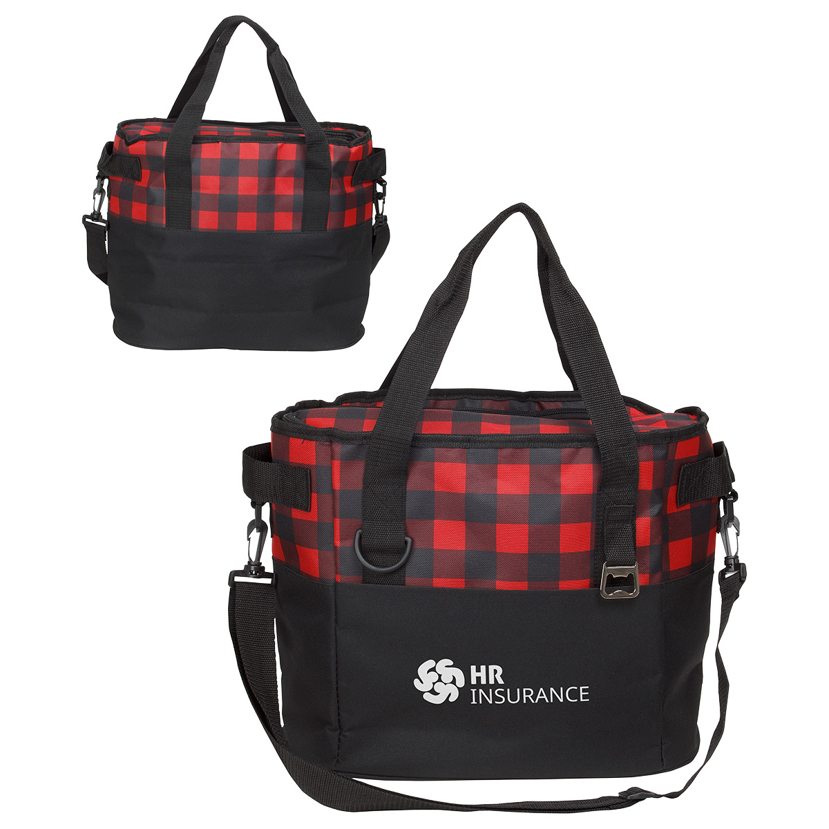 Picture of Plaid Insulated Cooler Bag