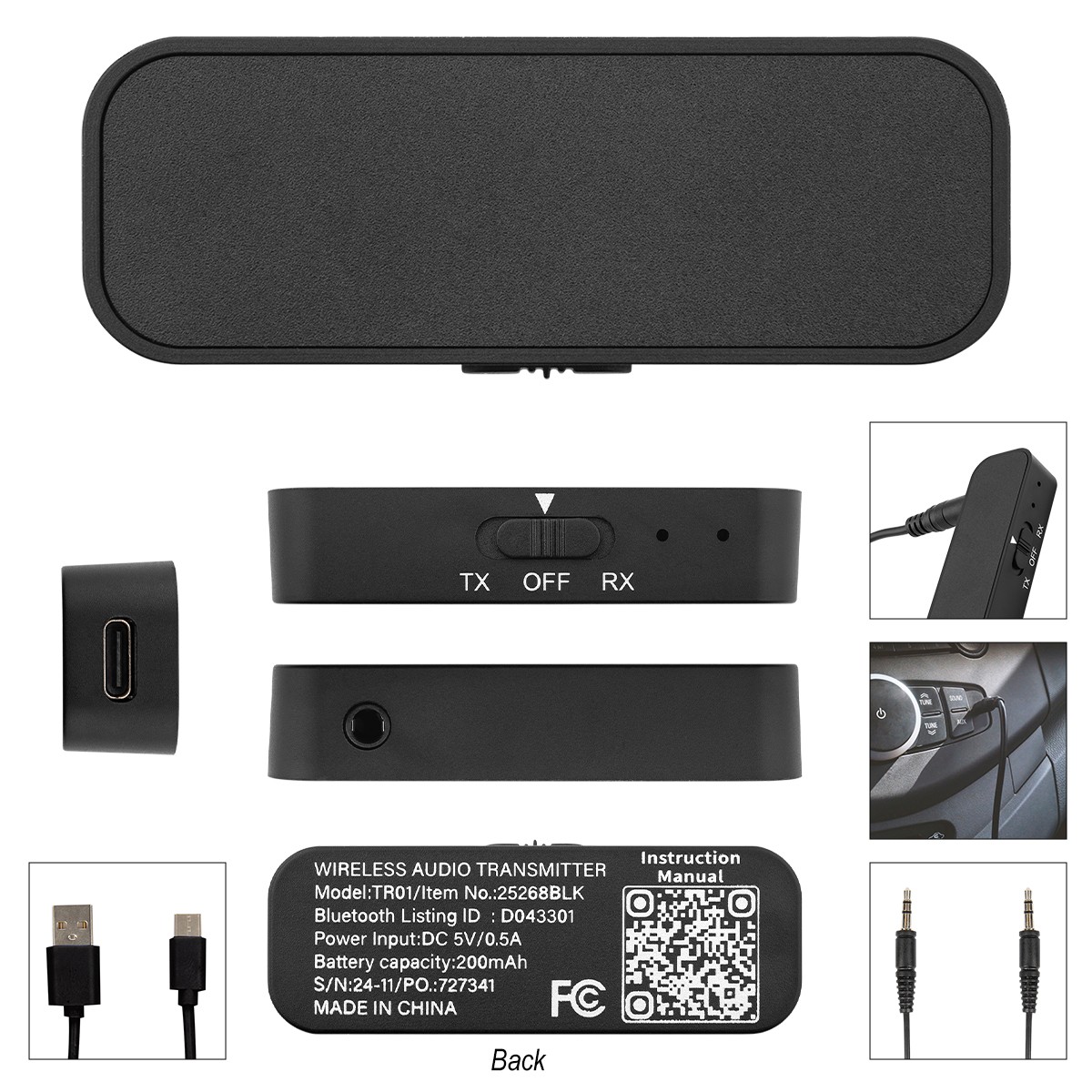 Picture of Wireless Audio Transmitter & Receiver