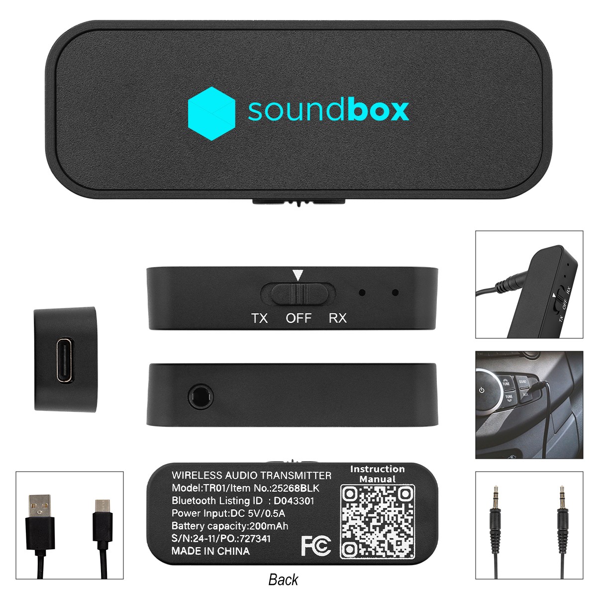 Picture of Wireless Audio Transmitter & Receiver