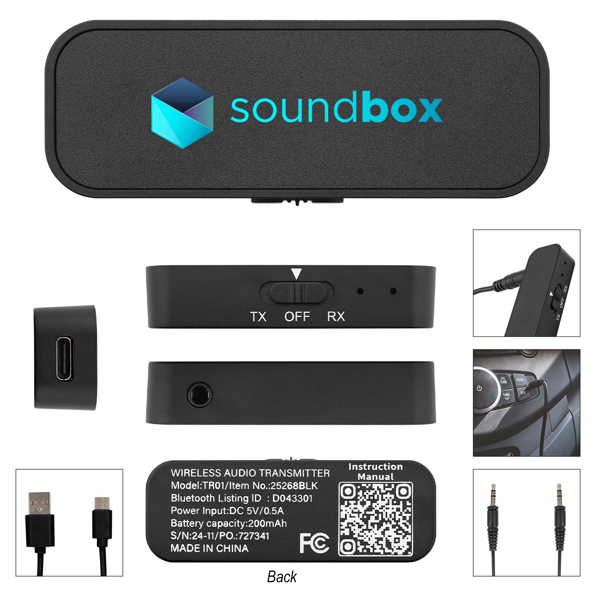 Picture of Wireless Audio Transmitter & Receiver