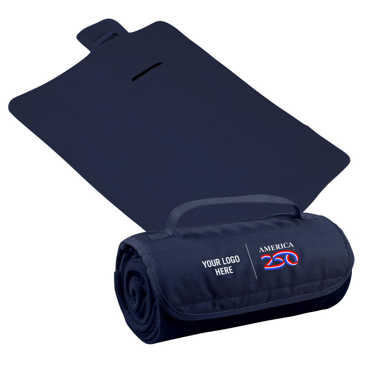 Picture of America250™ Recycled Roll-up Blanket