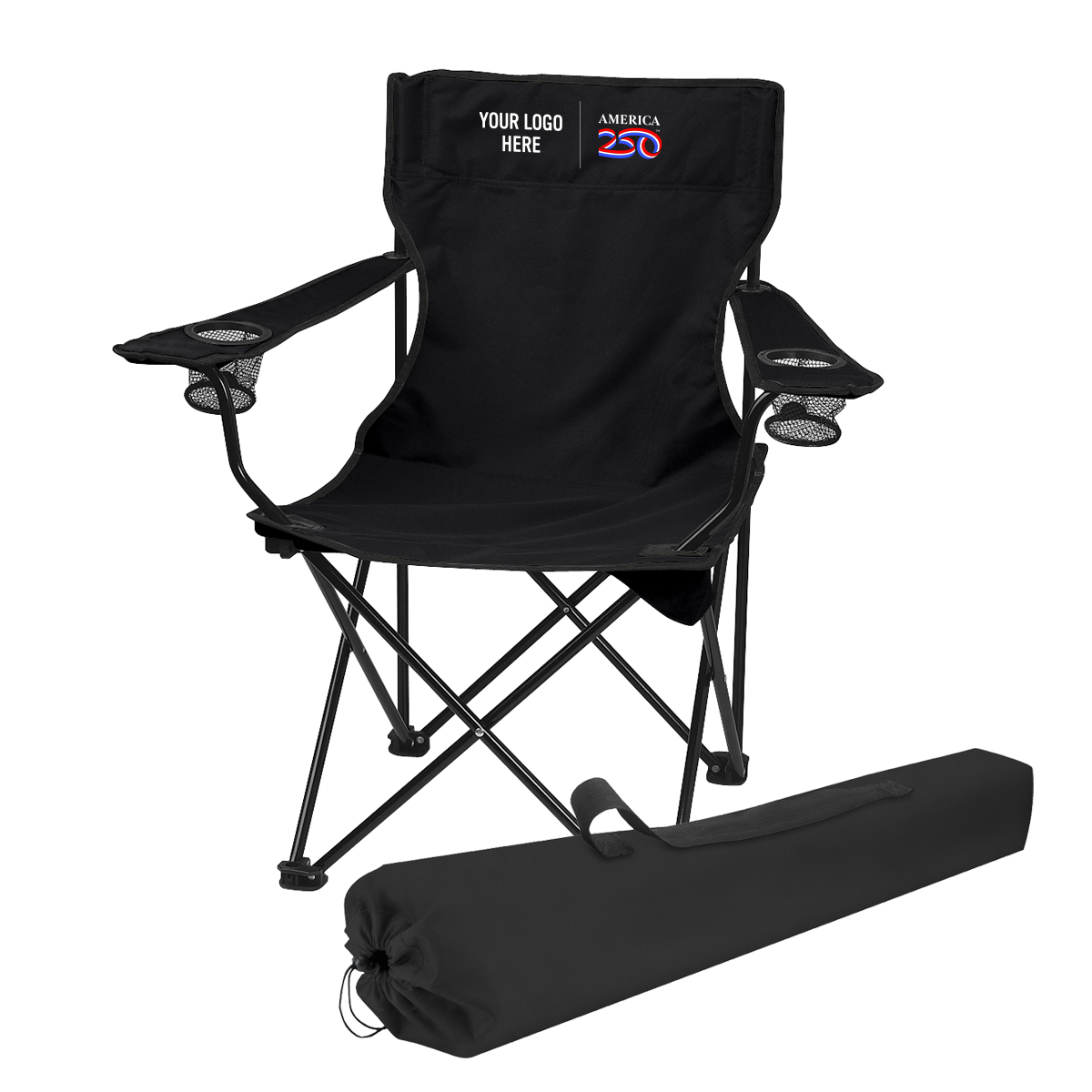 Picture of America250™ Folding Chair With Carrying Bag