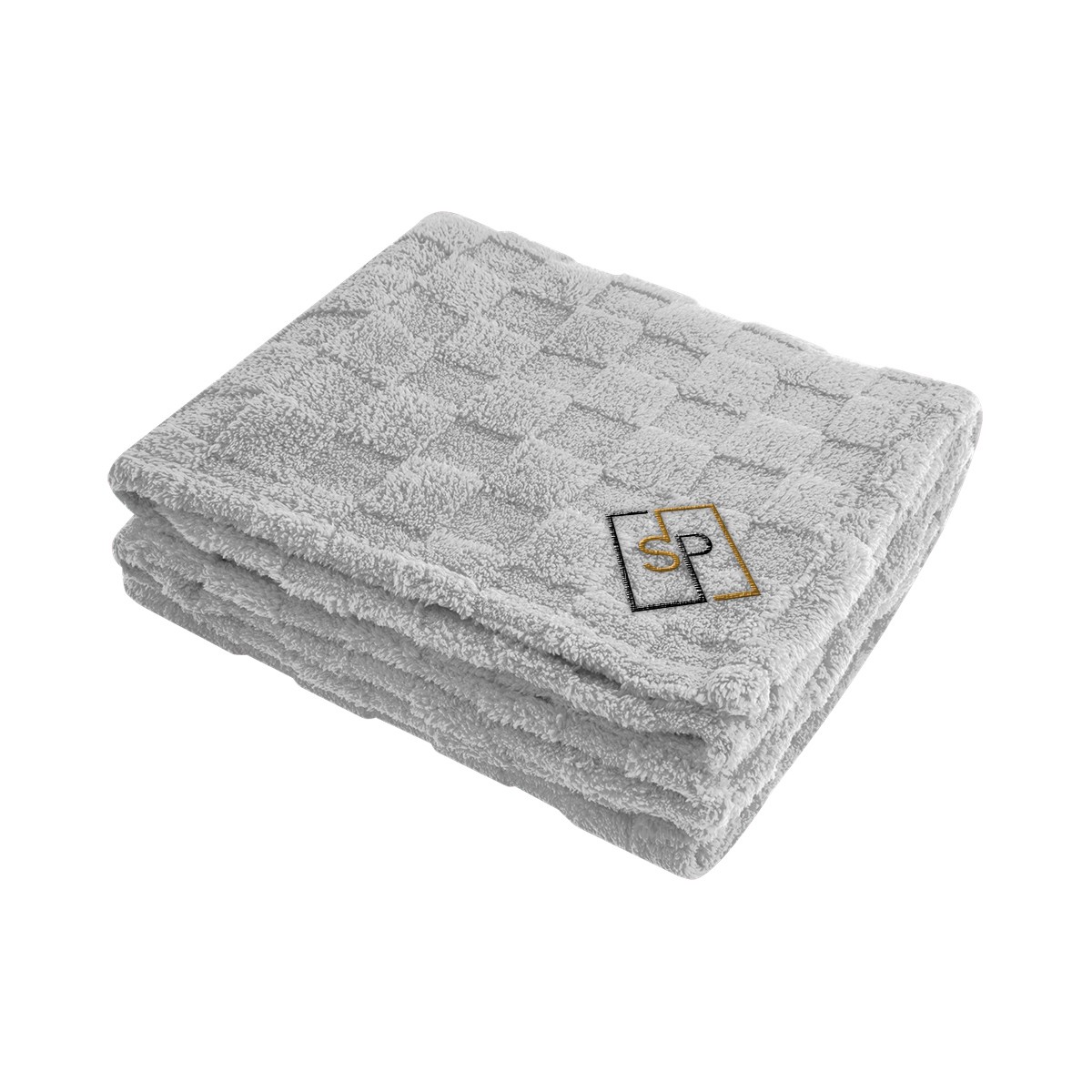 Picture of Rpet Checkered Sherpa Blanket