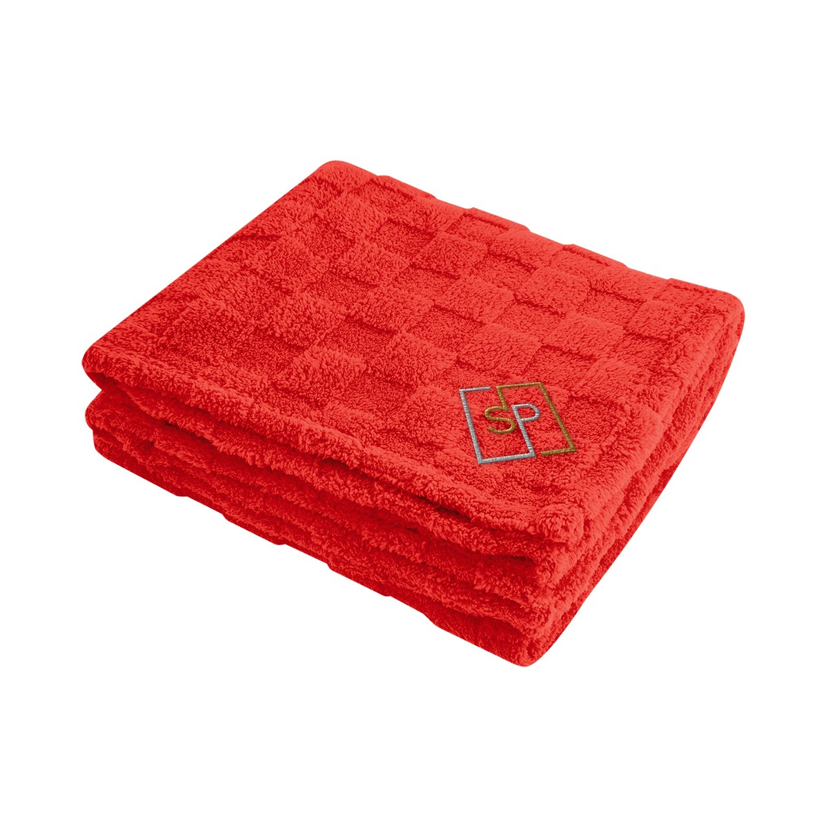 Picture of Rpet Checkered Sherpa Blanket