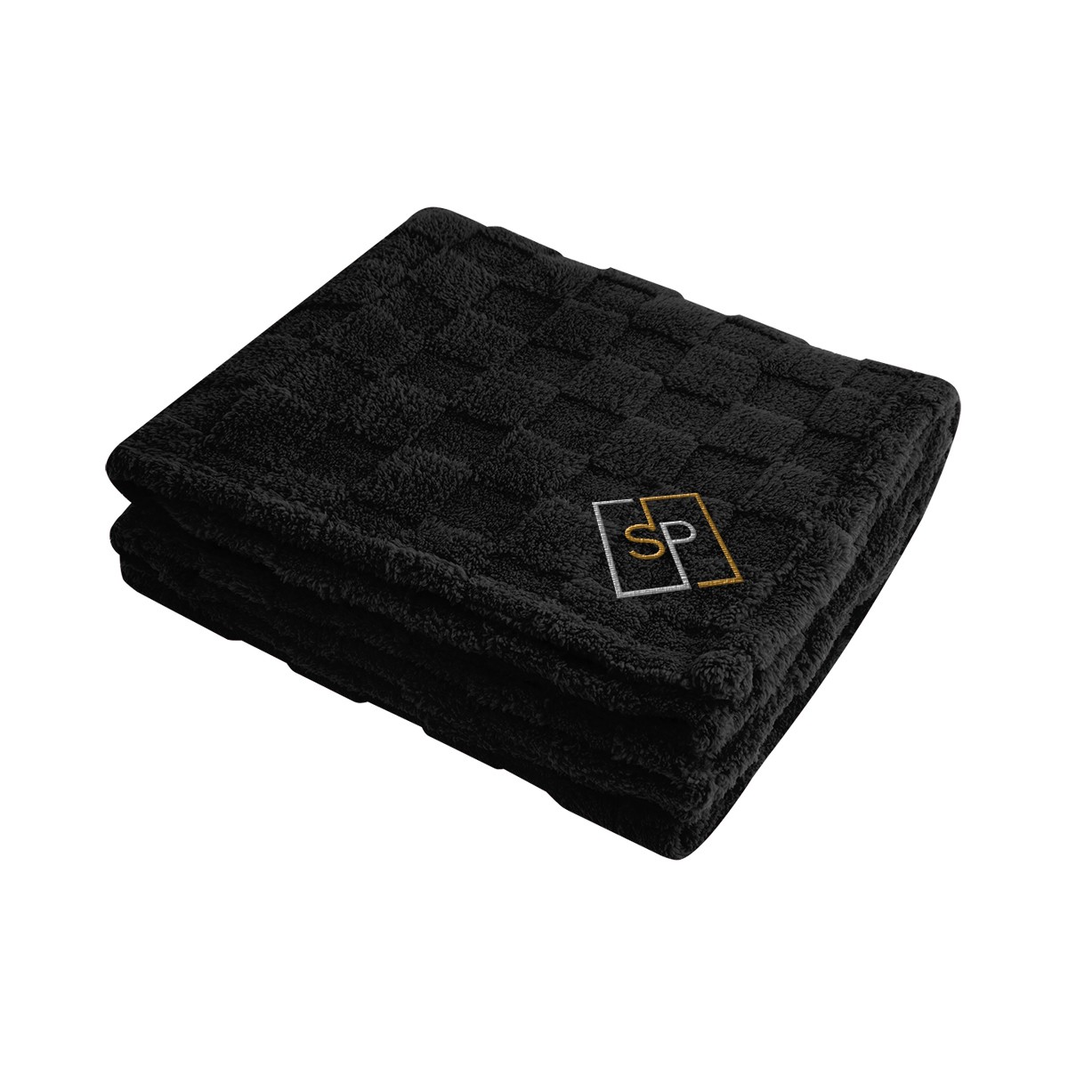 Picture of Rpet Checkered Sherpa Blanket