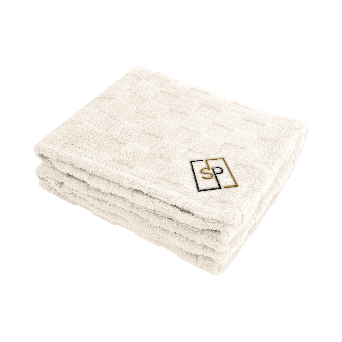 Picture of Rpet Checkered Sherpa Blanket