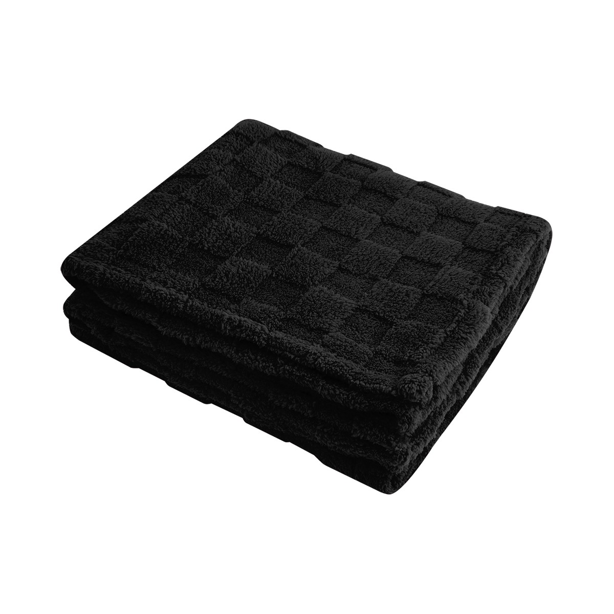Picture of Rpet Checkered Sherpa Blanket