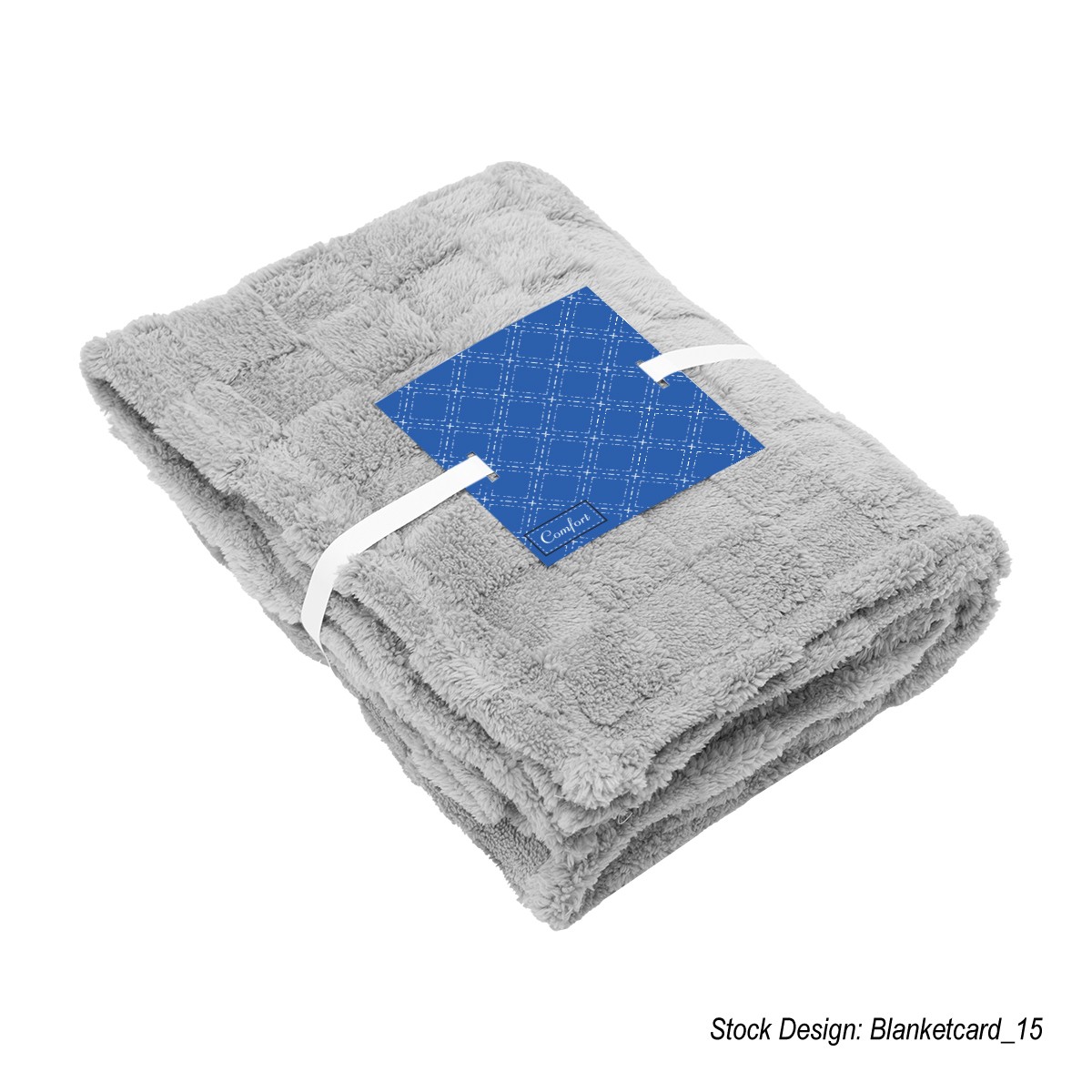 Picture of Rpet Checkered Sherpa Blanket