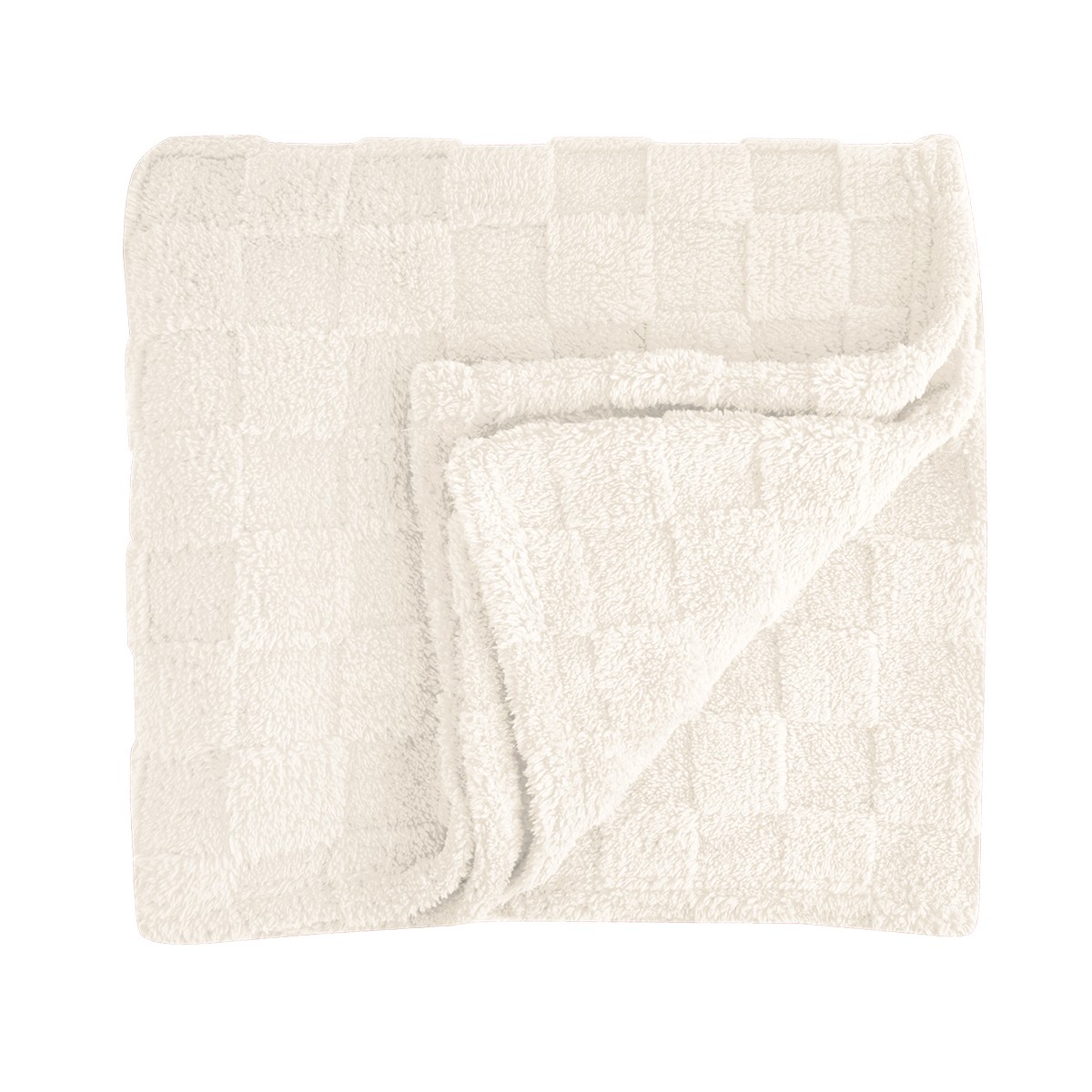 Picture of Rpet Checkered Sherpa Blanket