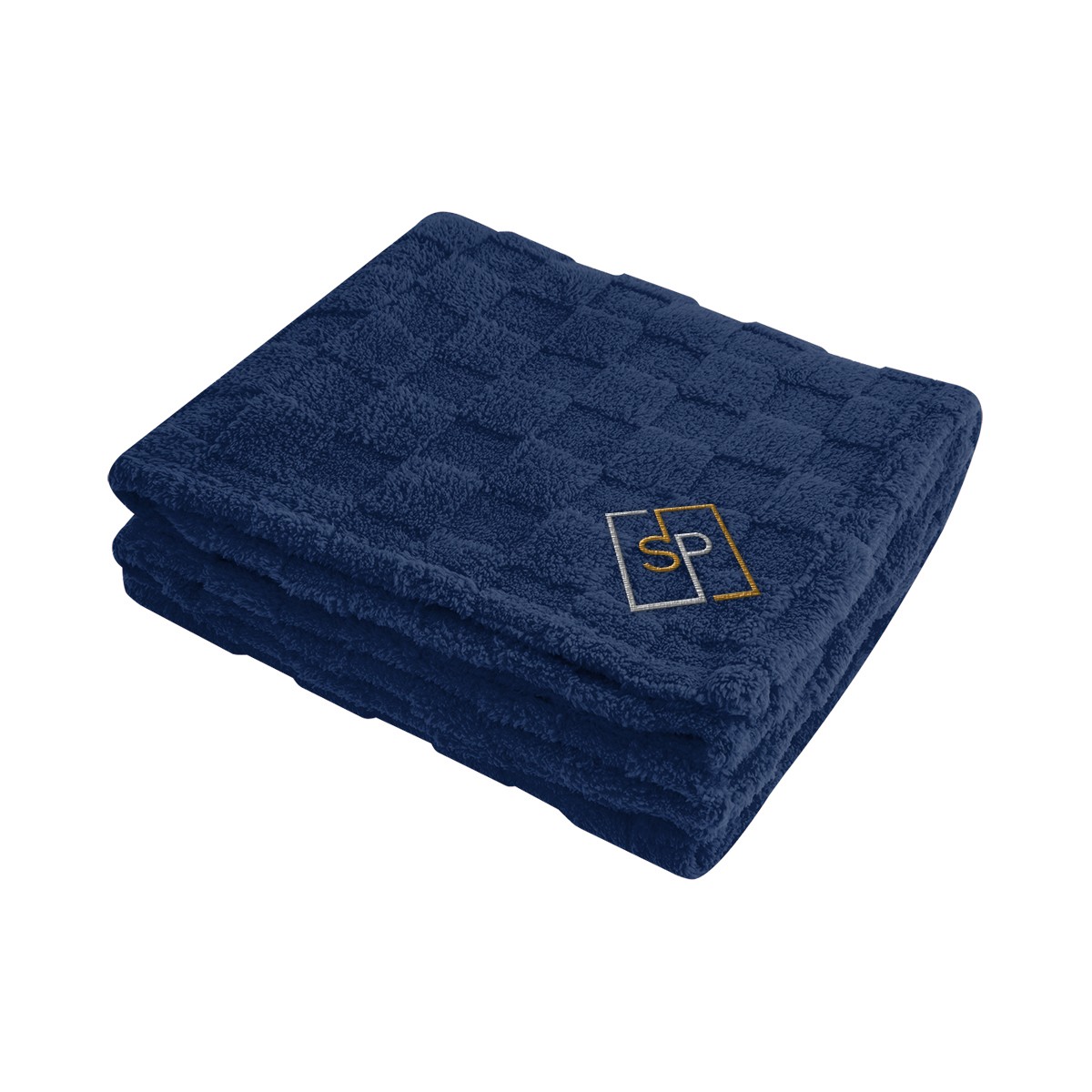Picture of Rpet Checkered Sherpa Blanket
