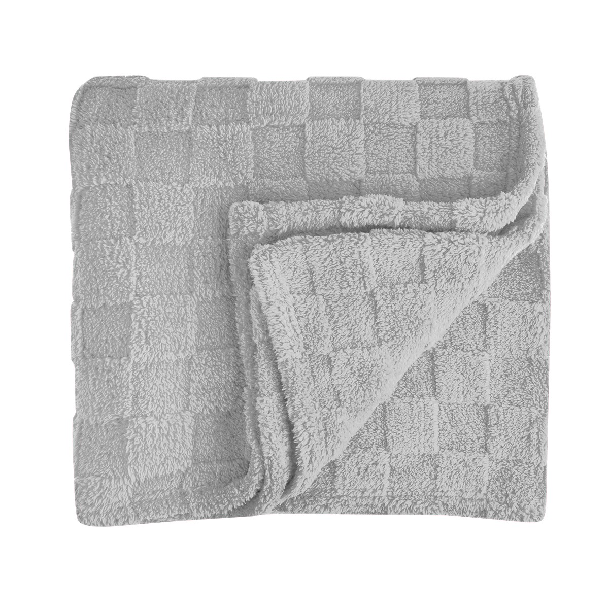 Picture of Rpet Checkered Sherpa Blanket