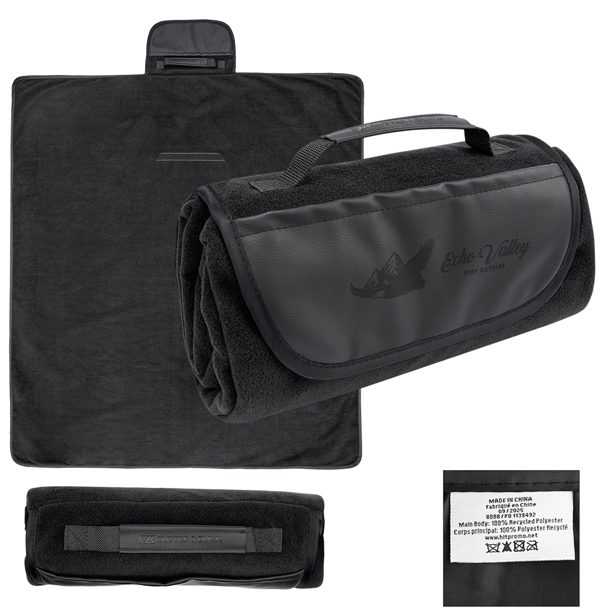 Picture of Cutter & Buck® Rpet Roll-up Picnic & Camping Blanket