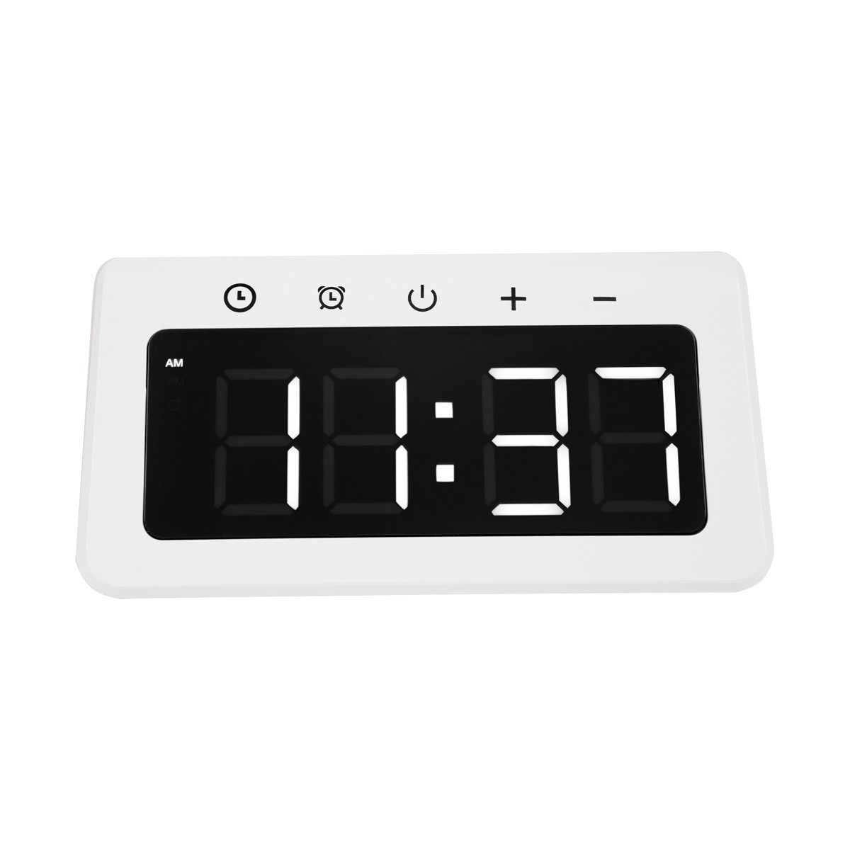 Picture of 15w Light-up Wireless Charger Alarm Clock