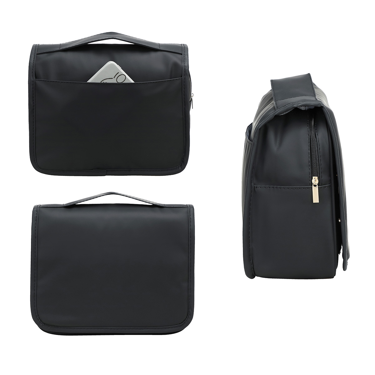 Picture of Steward Soft Leatherette Toiletry Bag