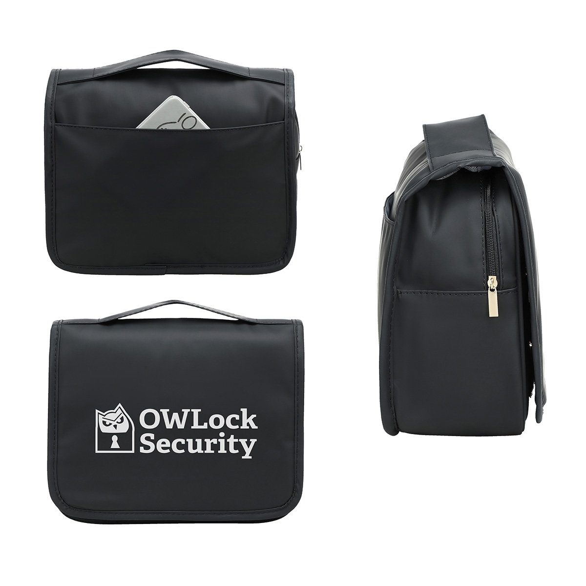 Picture of Steward Soft Leatherette Toiletry Bag