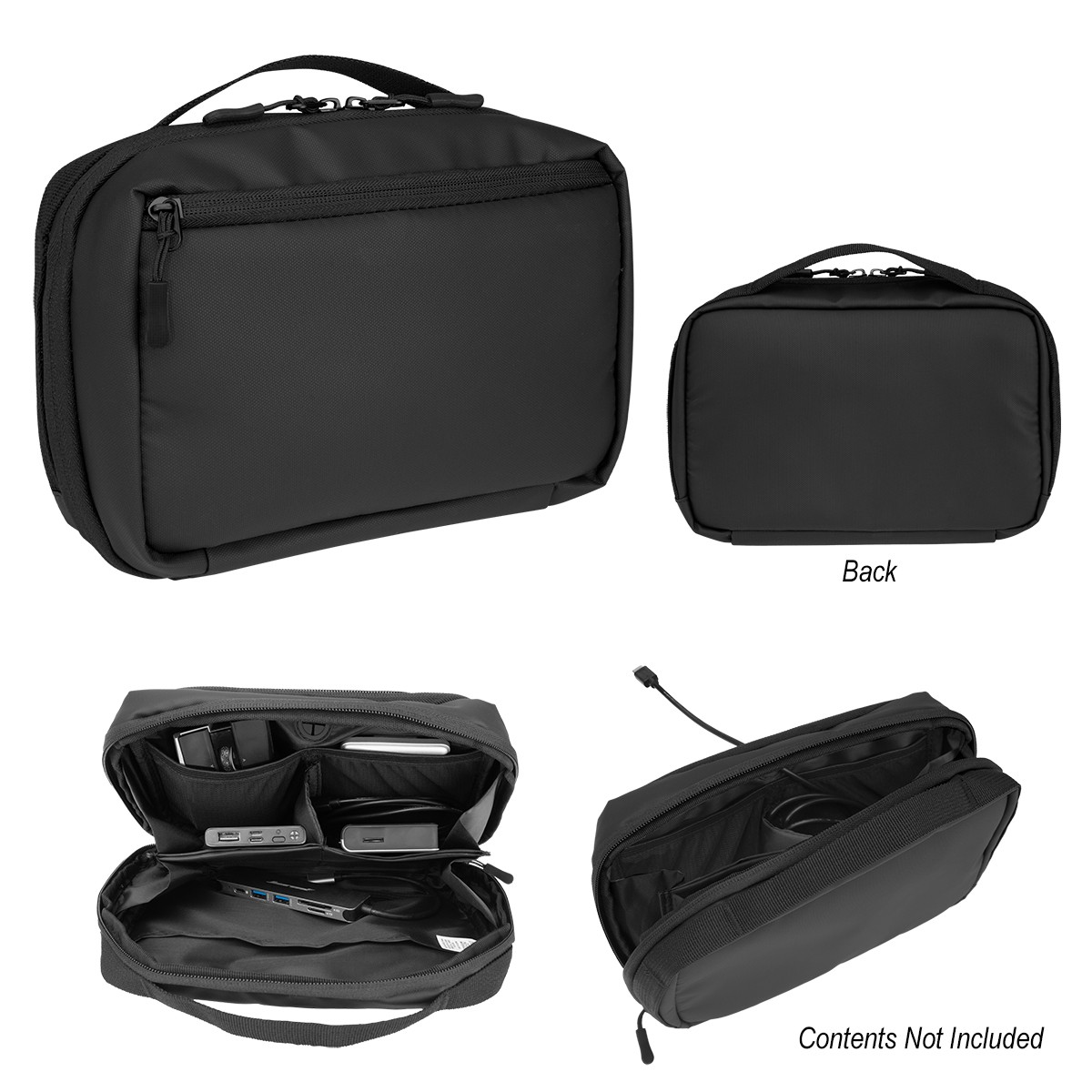 Picture of Rpet Tech Pouch With Easy Cord Access