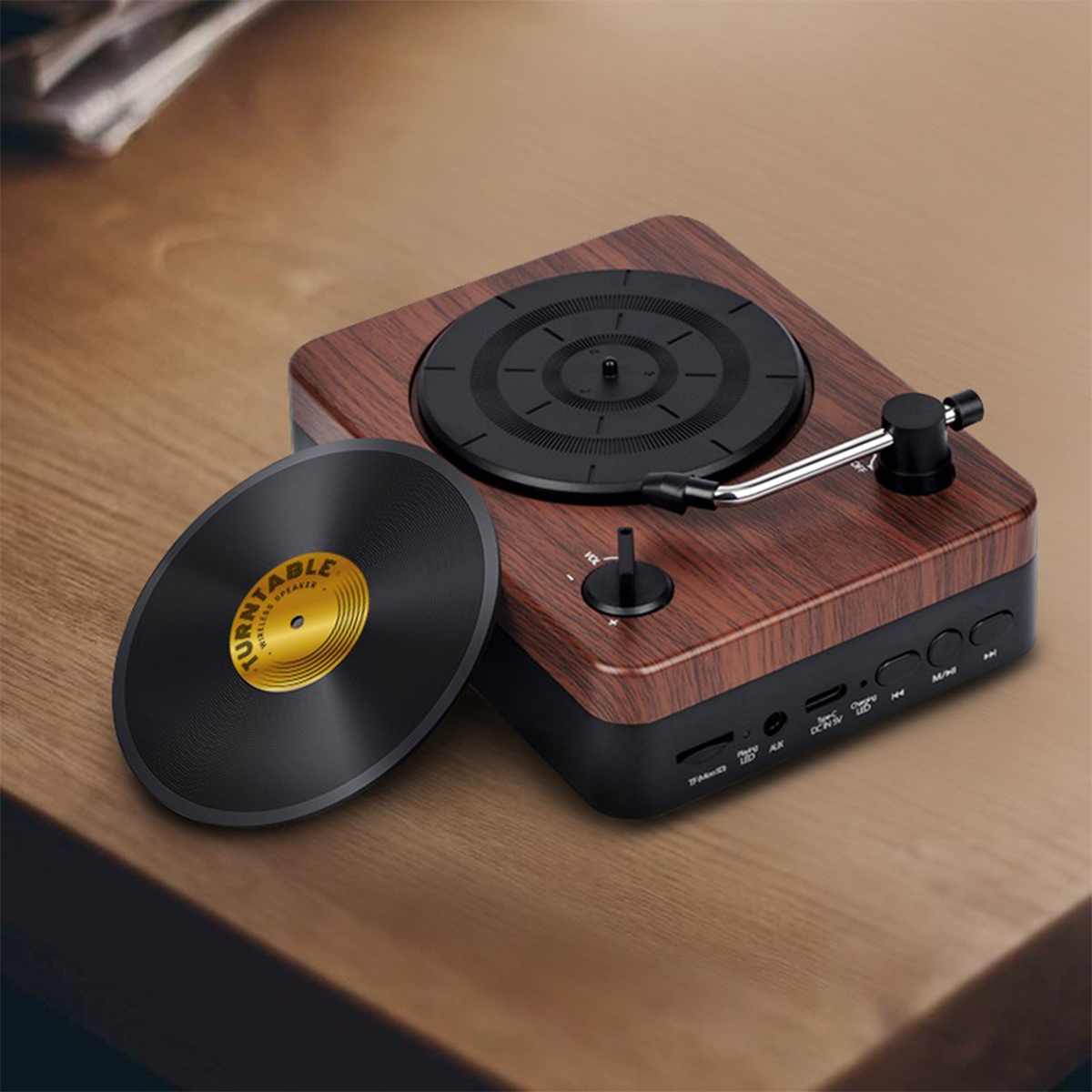 Picture of Turntable Wireless Speaker With Custom Record Envelope