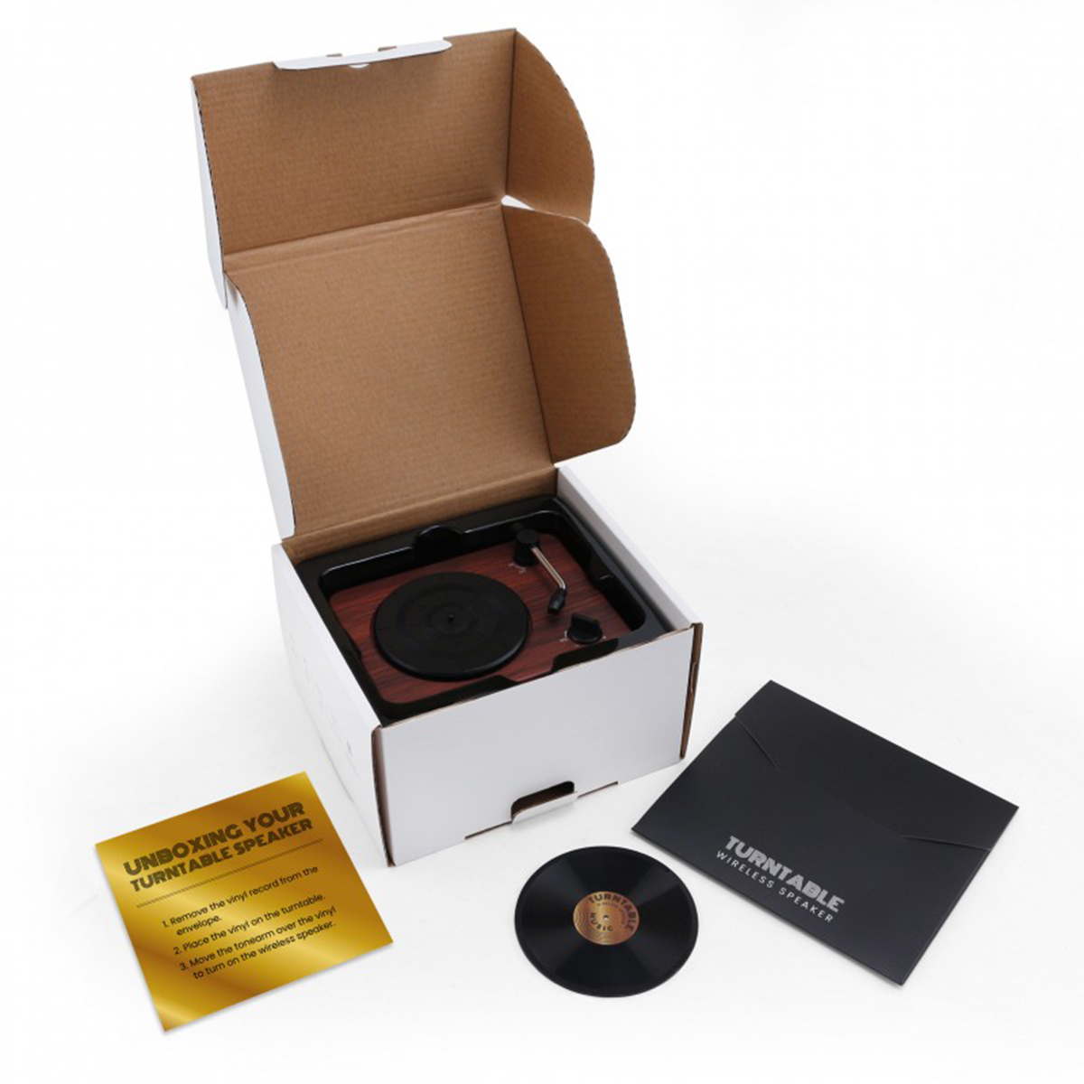 Picture of Turntable Wireless Speaker With Custom Record Envelope