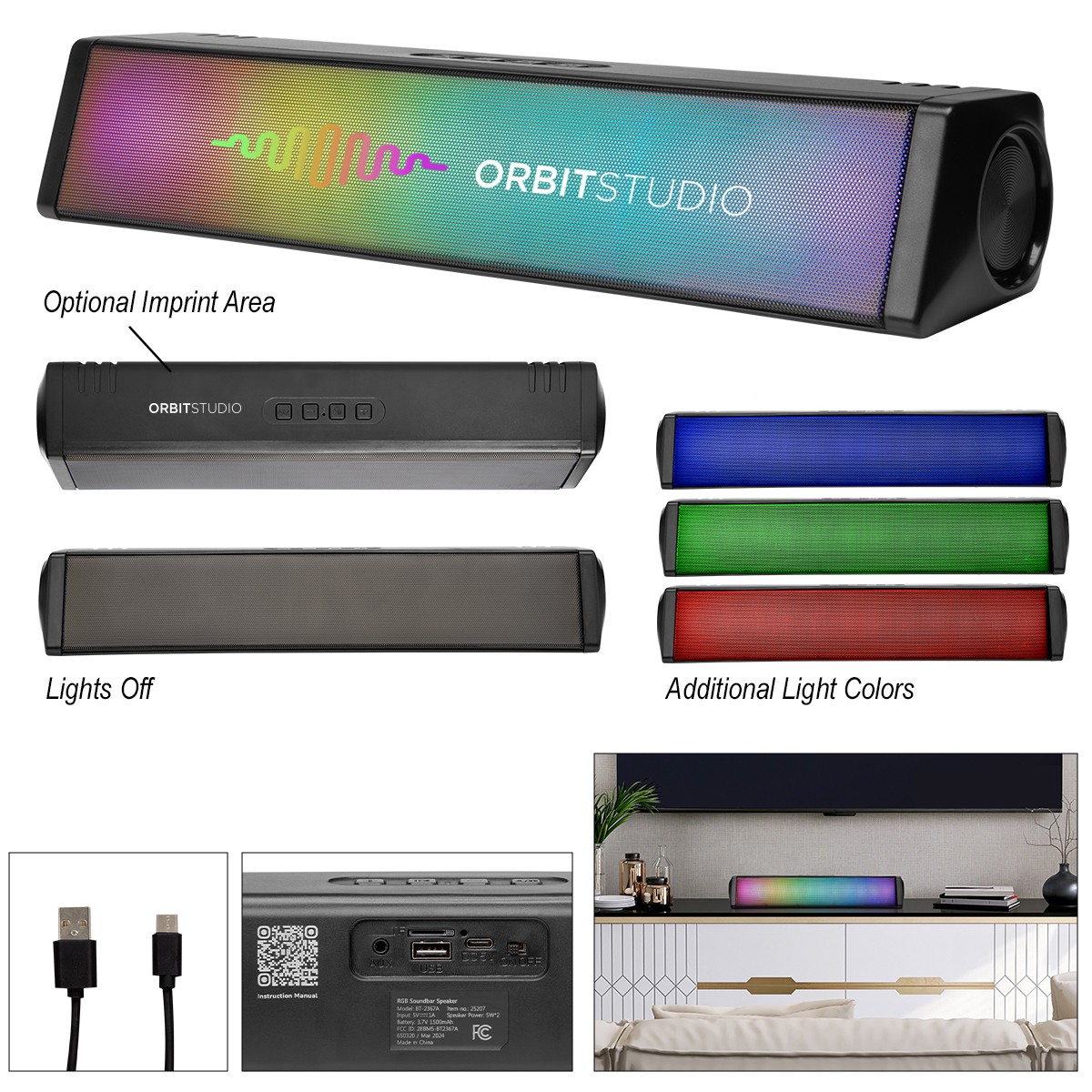 Picture of Boomin' Soundbar Speaker