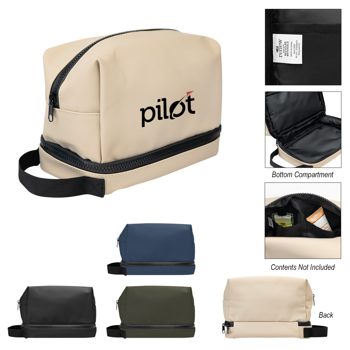 Picture of Hudson Rpet Leatherette Toiletry Bag