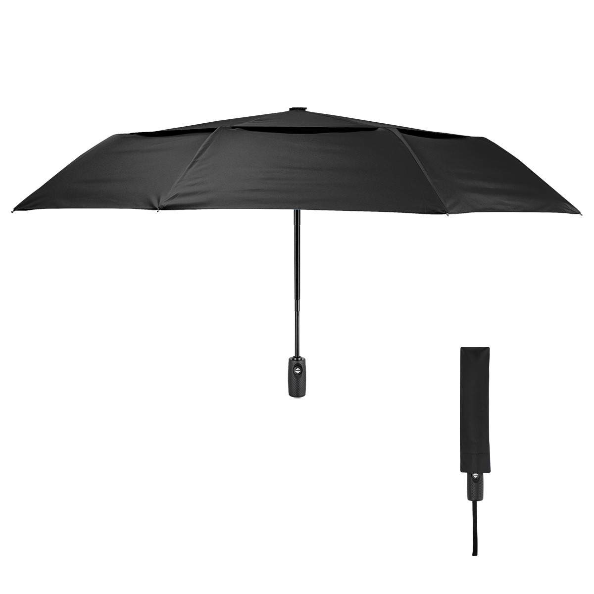 Picture of 42" Telescopic Folding Umbrella With 100% Rpet Canopy