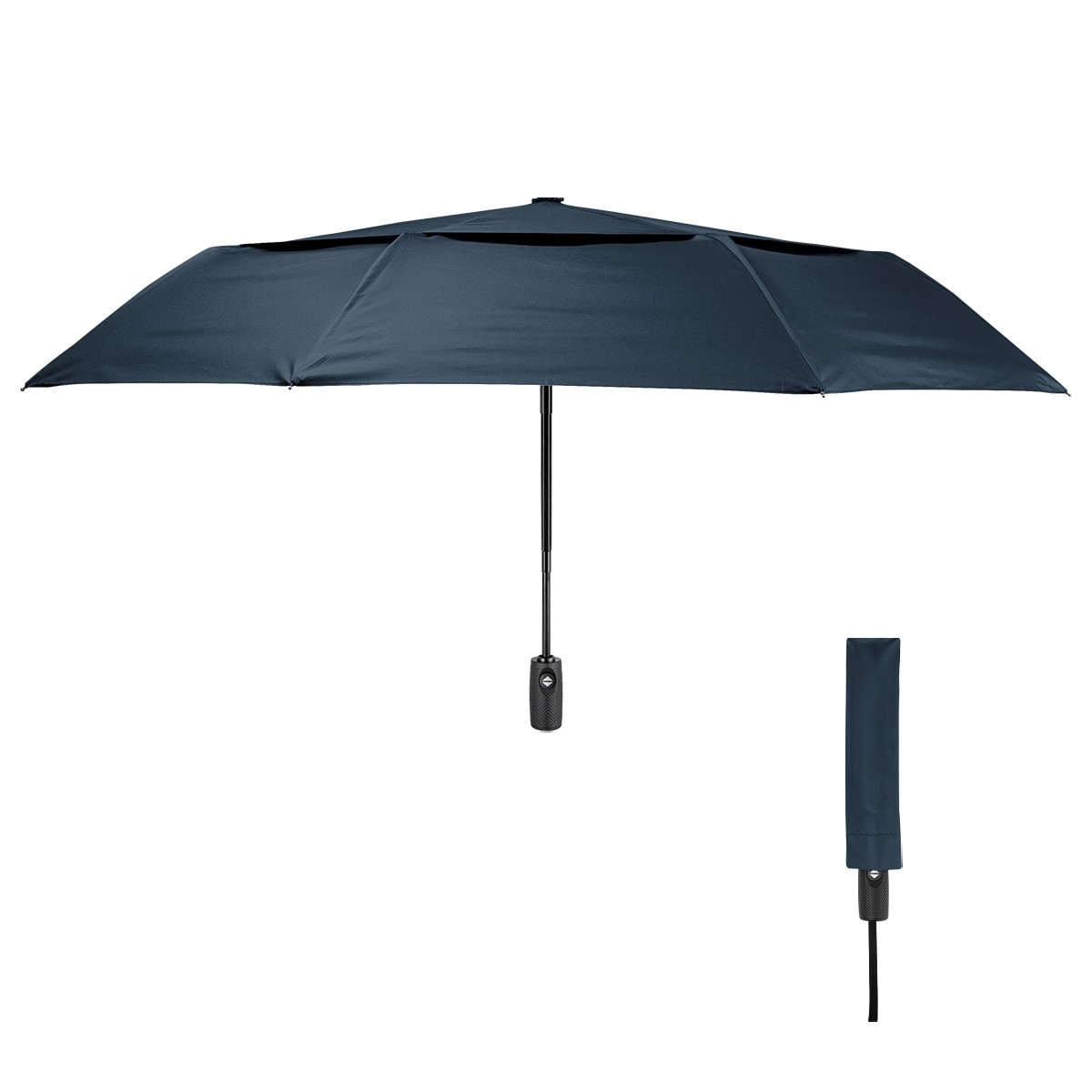 Picture of 42" Telescopic Folding Umbrella With 100% Rpet Canopy