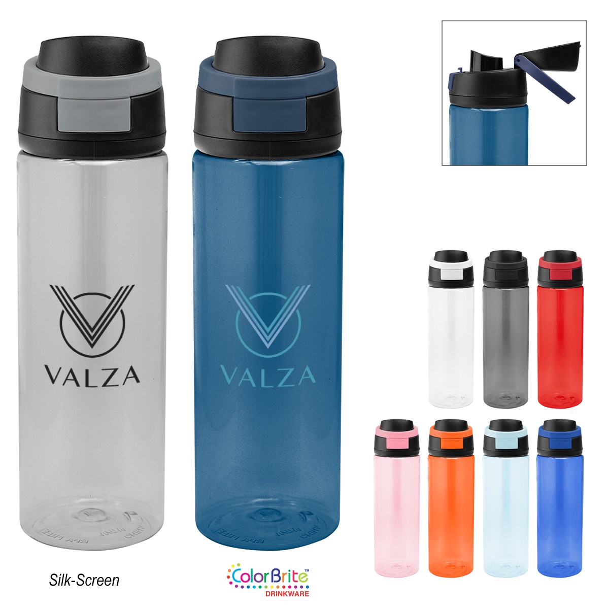 Picture of 24 Oz. Pop Sip Rpet Bottle