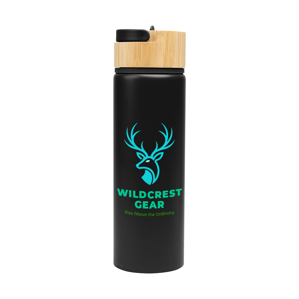 Picture of 27 Oz. Ellis Recycled Aluminum Bottle With Bamboo Lid