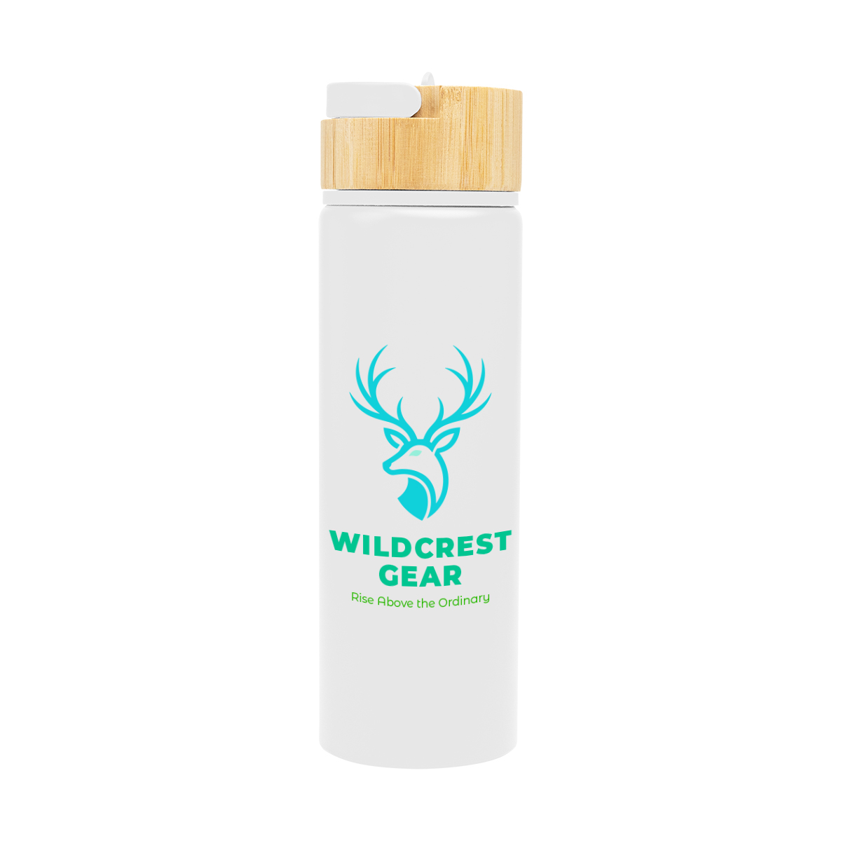 Picture of 27 Oz. Ellis Recycled Aluminum Bottle With Bamboo Lid