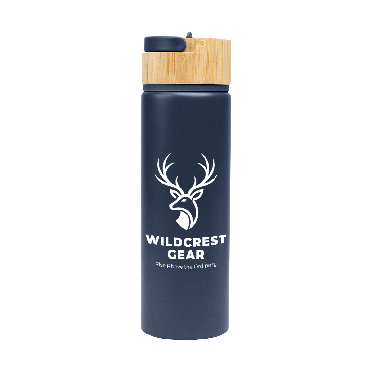 Picture of 27 Oz. Ellis Recycled Aluminum Bottle With Bamboo Lid