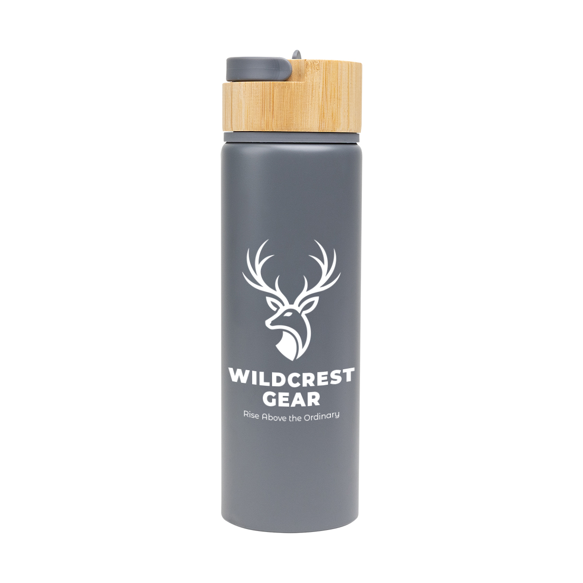 Picture of 27 Oz. Ellis Recycled Aluminum Bottle With Bamboo Lid