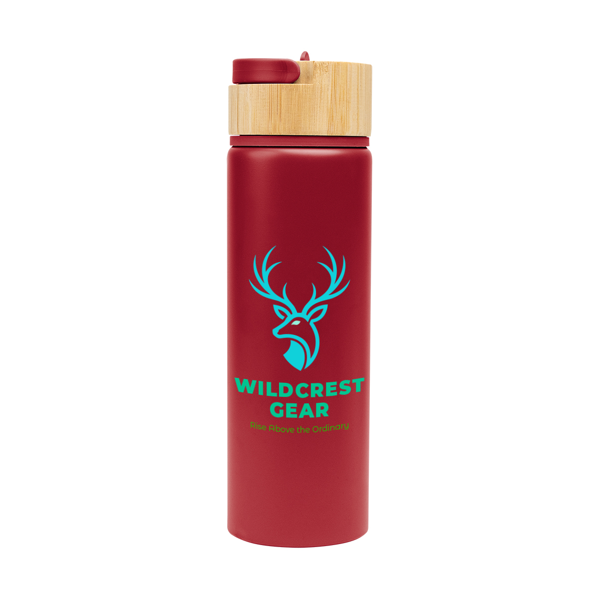 Picture of 27 Oz. Ellis Recycled Aluminum Bottle With Bamboo Lid