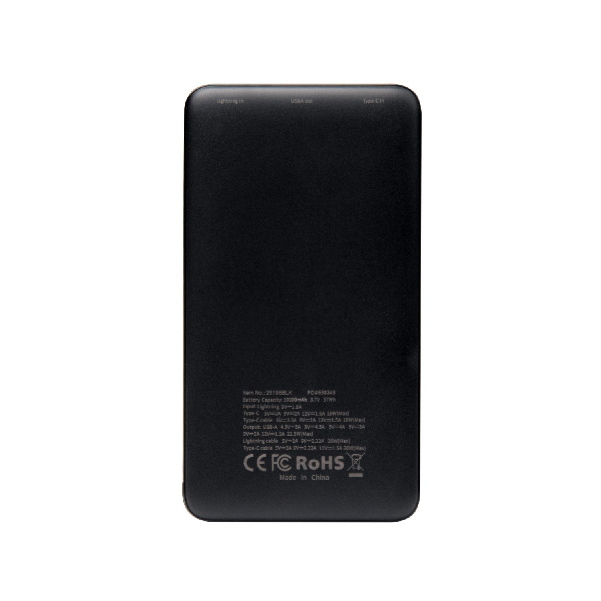 Picture of 10,000 Mah Power Bank With Integrated Cables