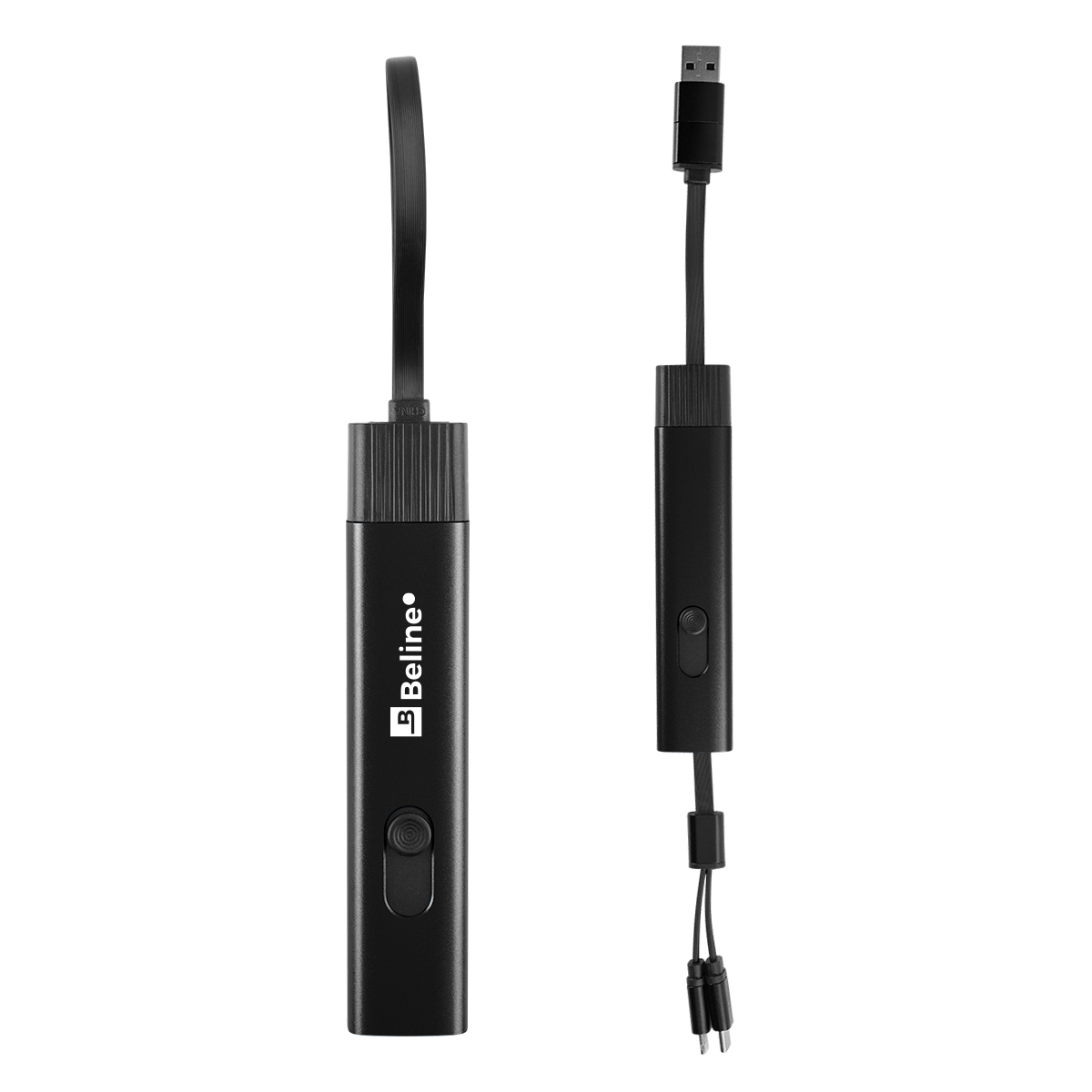 Picture of Recycled Aluminum Retractable Travel Charging Cable