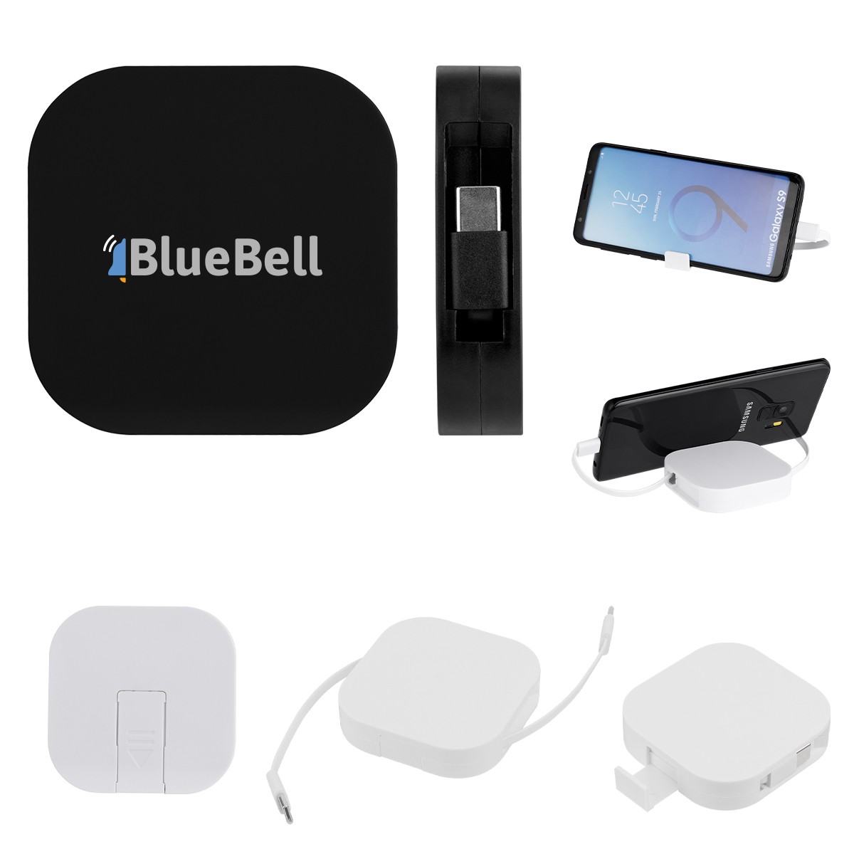 Picture of 60w Rabs Retractable Quick Charging Cable & Phone Stand