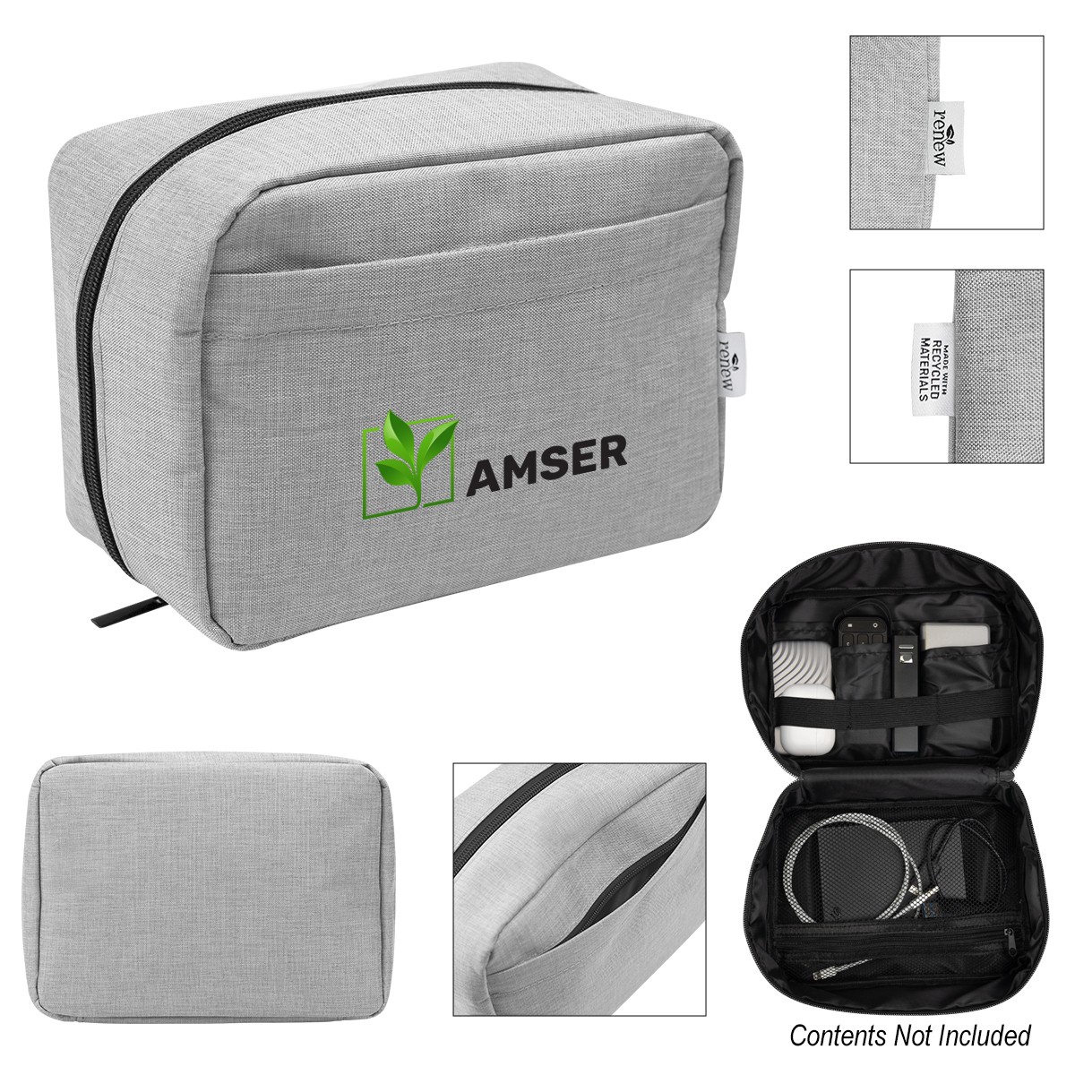 Picture of Habitat Rpet Heathered Tech Pouch