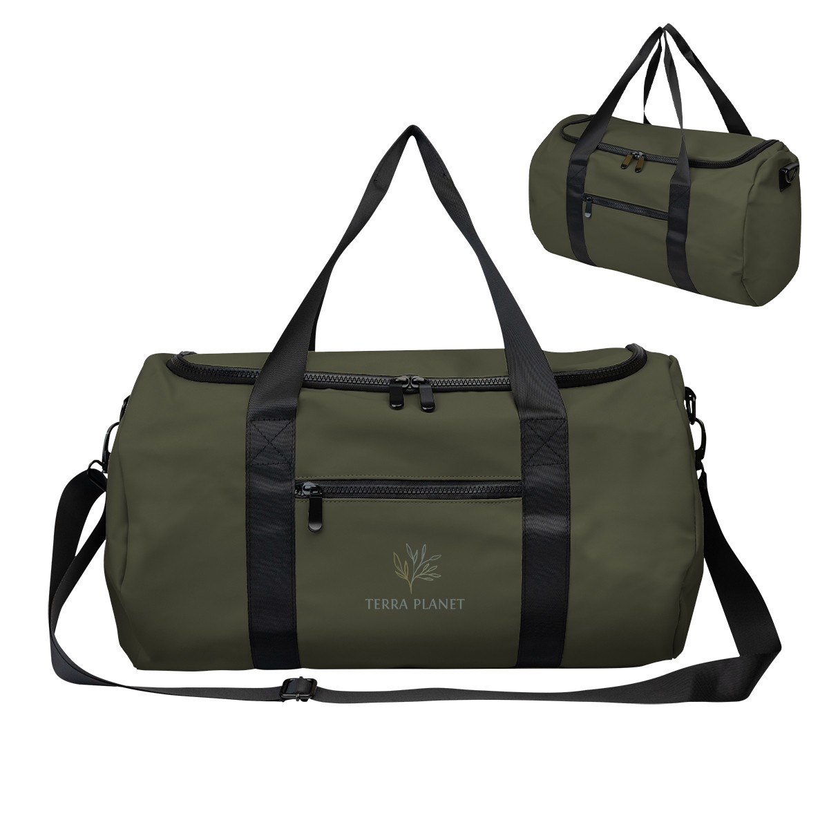Picture of Hudson Recycled Leatherette Duffel Bag