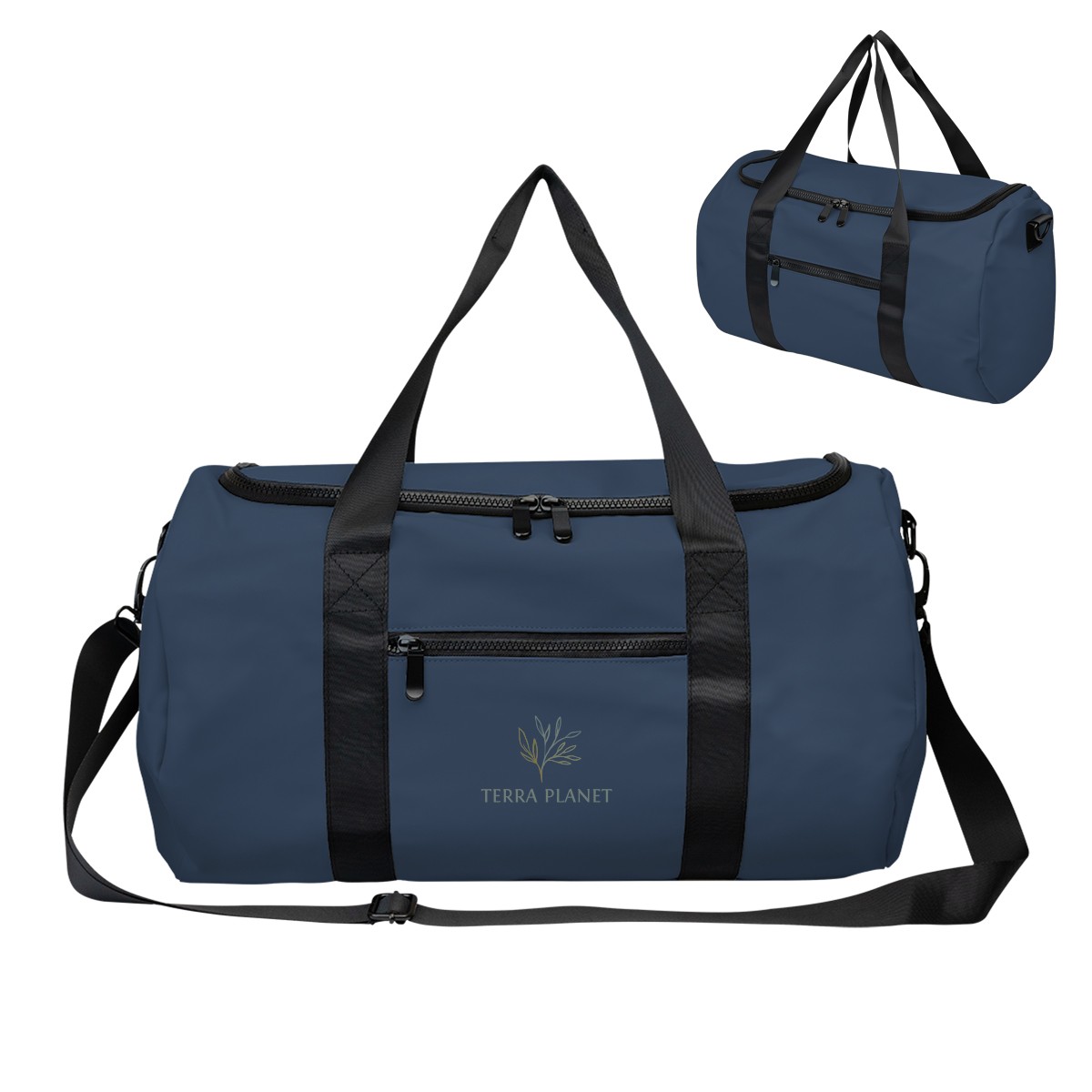 Picture of Hudson Recycled Leatherette Duffel Bag