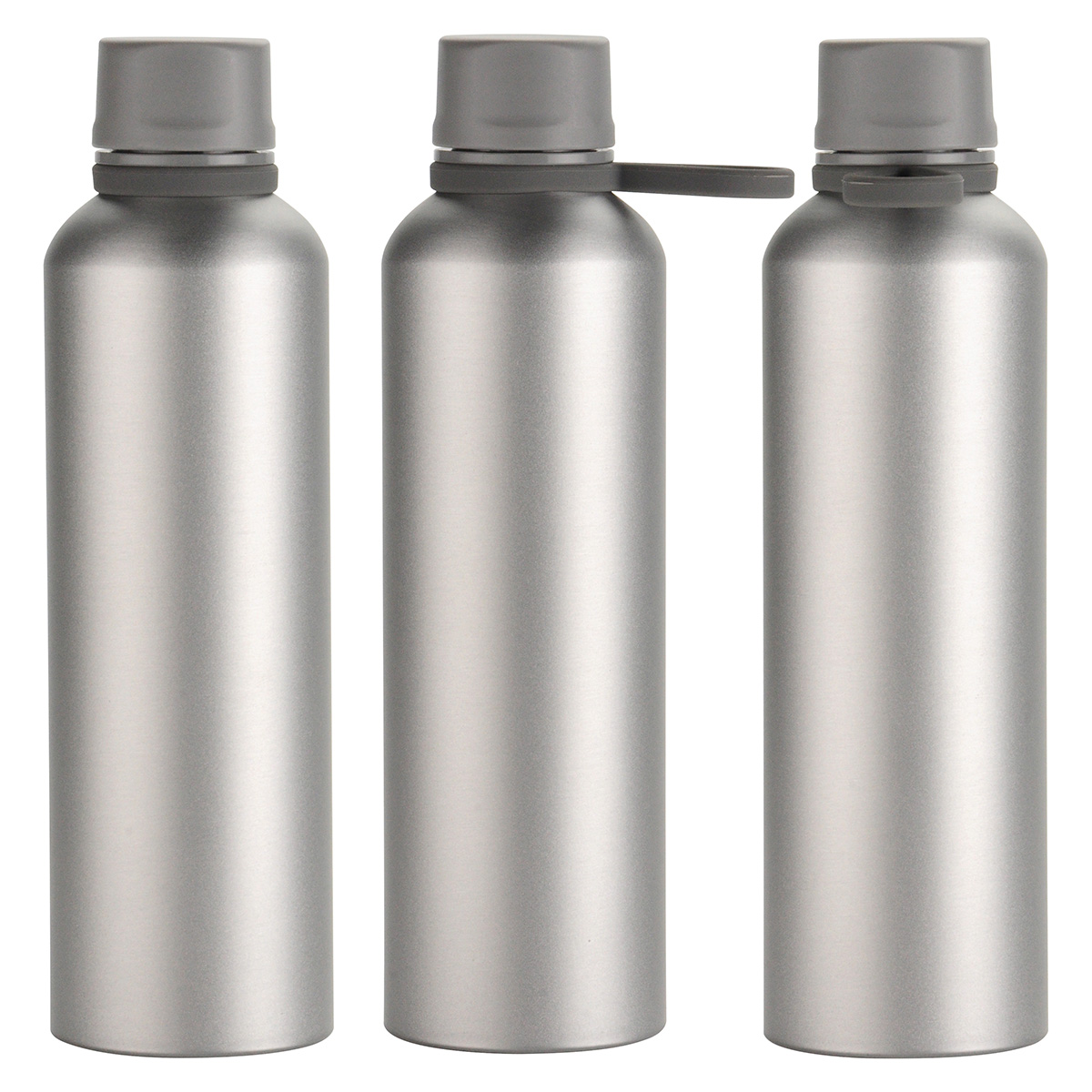 Picture of Avento 25 oz Recycled Aluminum Bottle with Silicone Loop