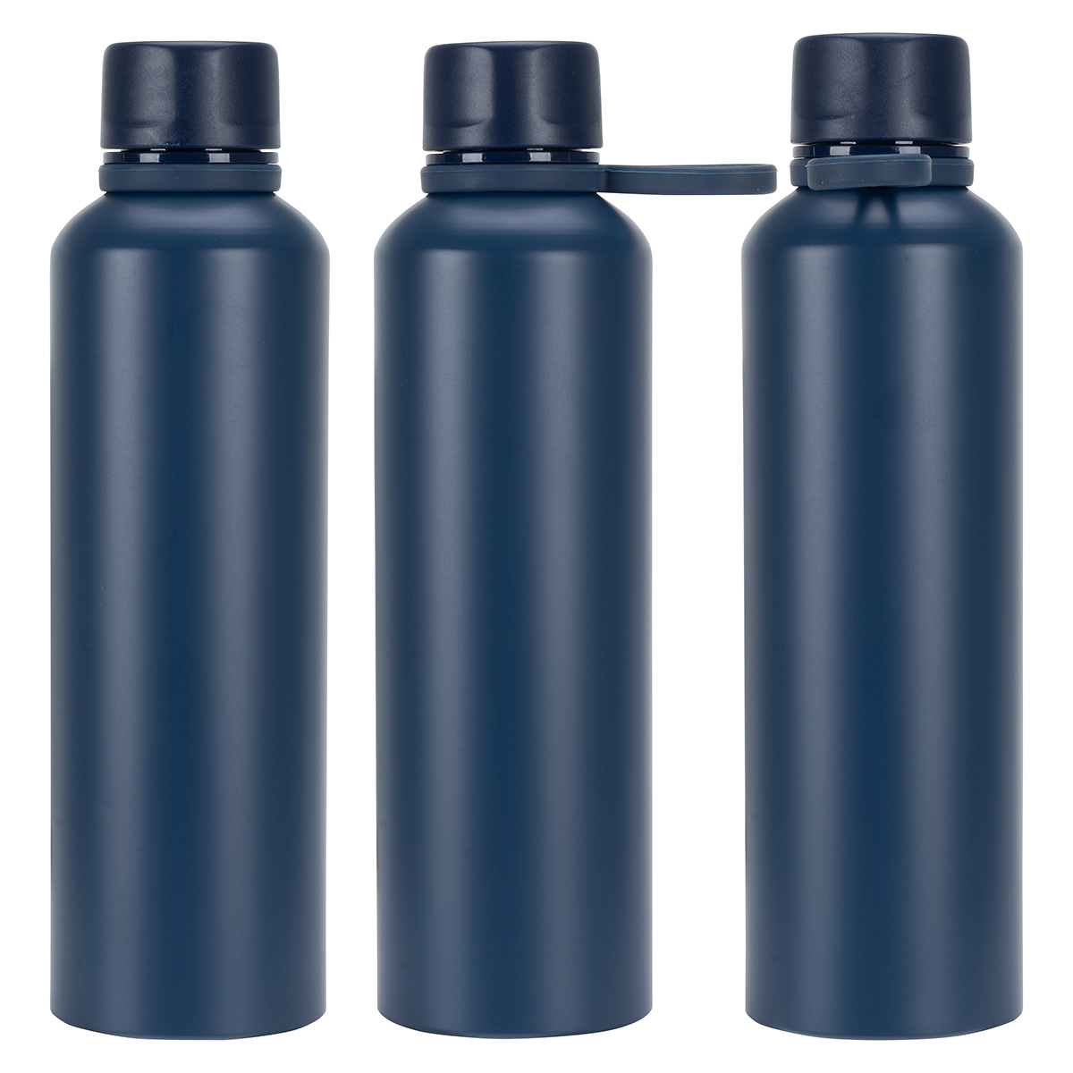 Picture of Avento 25 oz Recycled Aluminum Bottle with Silicone Loop