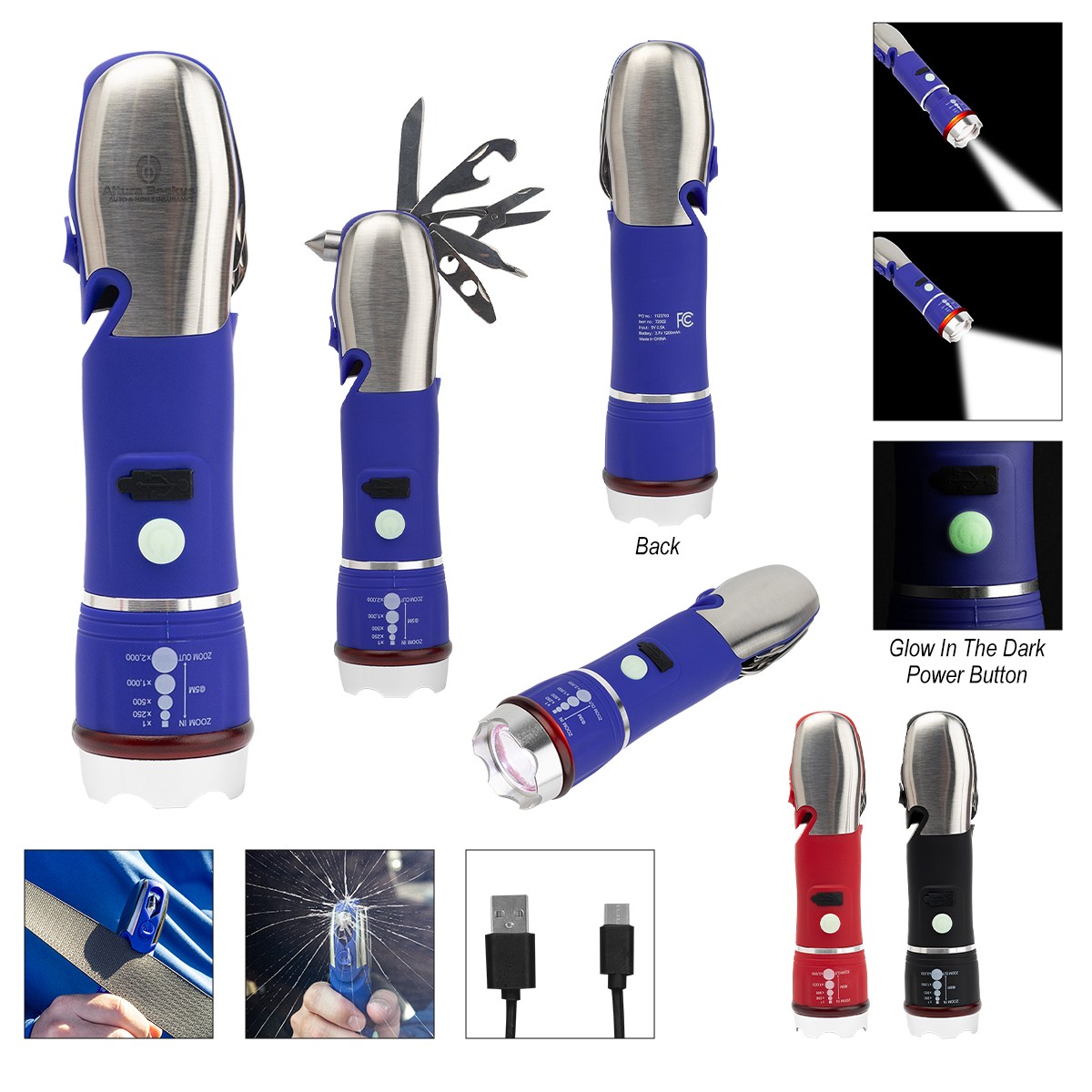 Picture of Emergency Cob Flashlight Multi-tool 2.0