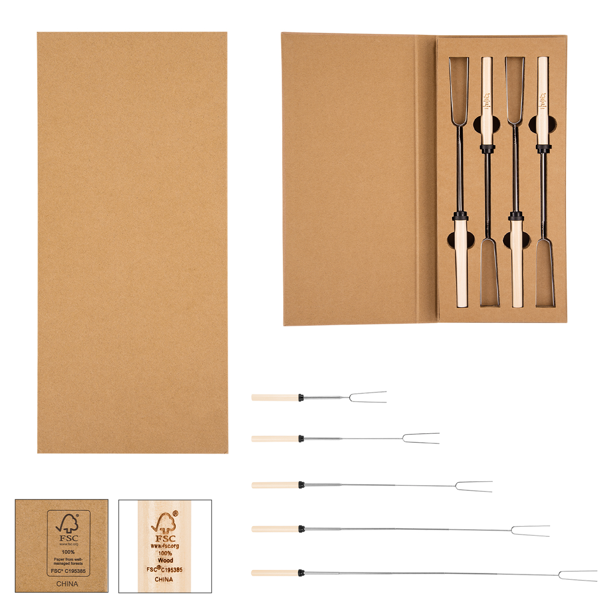 Picture of Hot Dogs 7 S'mores Skewer Set