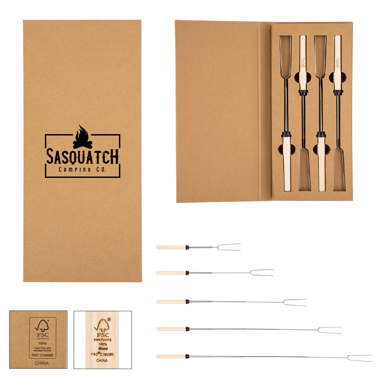 Picture of Hot Dogs 7 S'mores Skewer Set