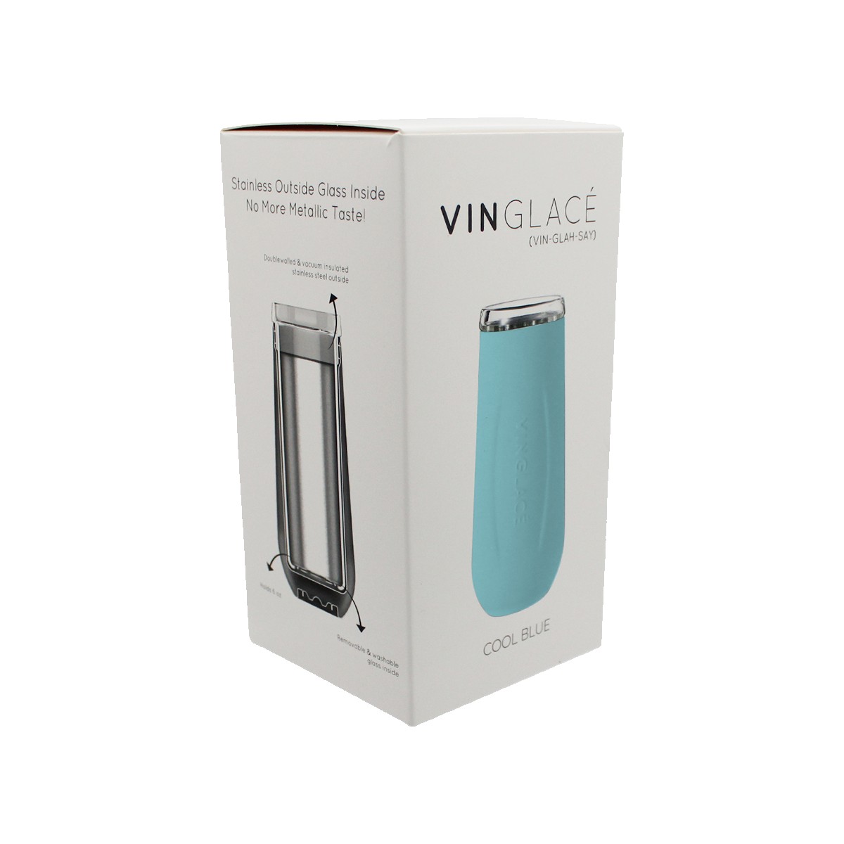Picture of Vinglace 6 oz. Champagne Flute, Laser, Premium