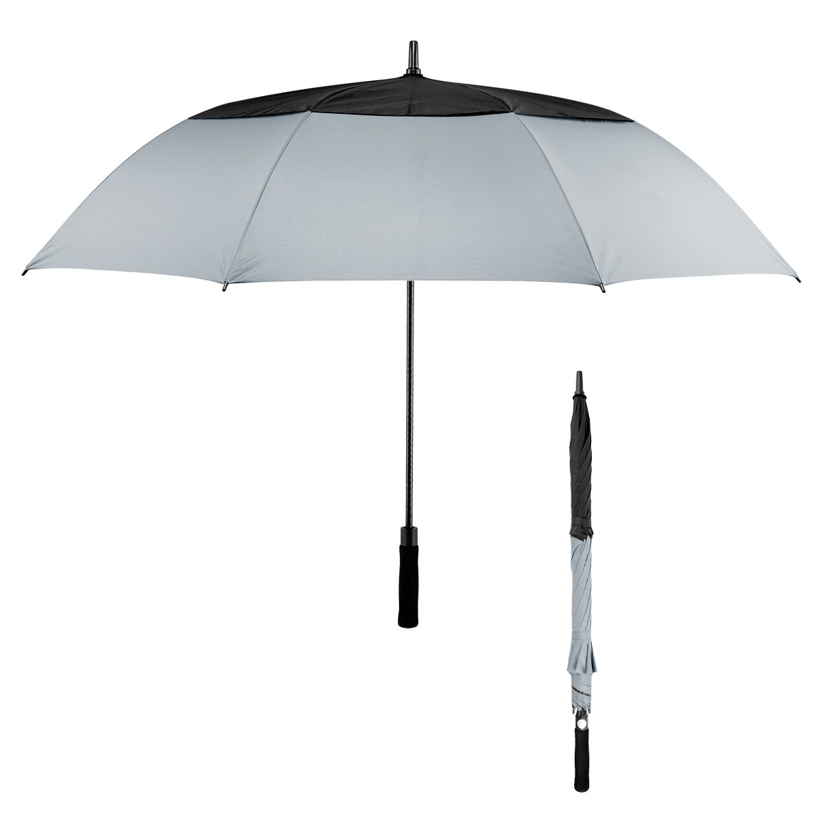 Picture of 60" Arc Vented Umbrella With 100% Rpet Canopy