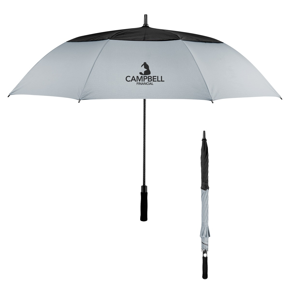 Picture of 60" Arc Vented Umbrella With 100% Rpet Canopy