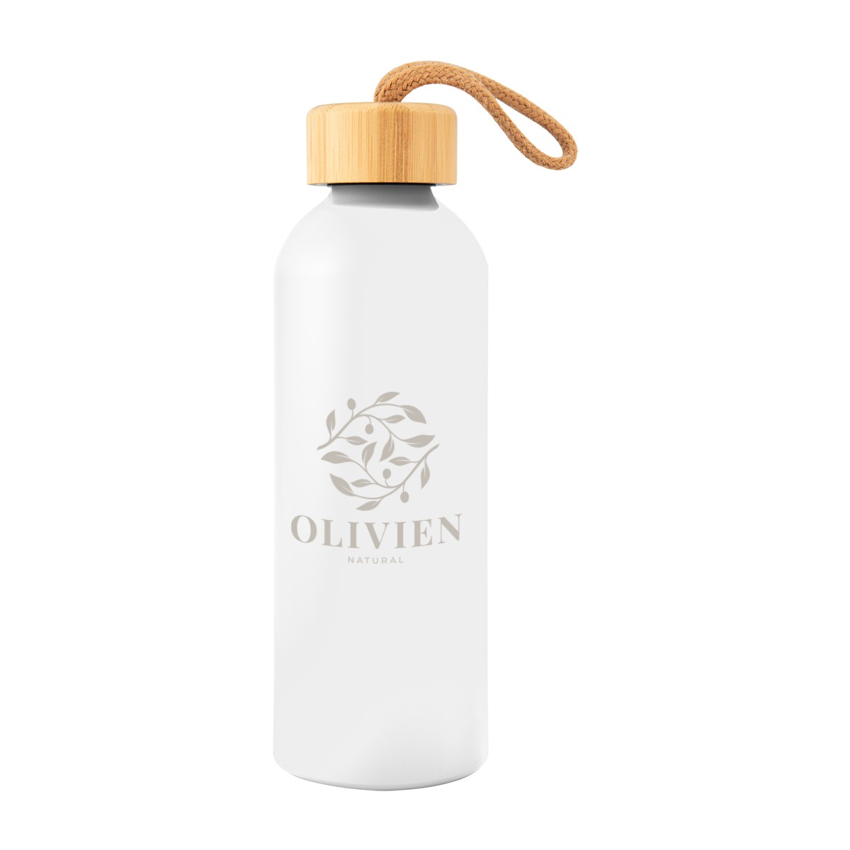Picture of 25 Oz. Blaire Recycled Aluminum Bottle With Bamboo Lid