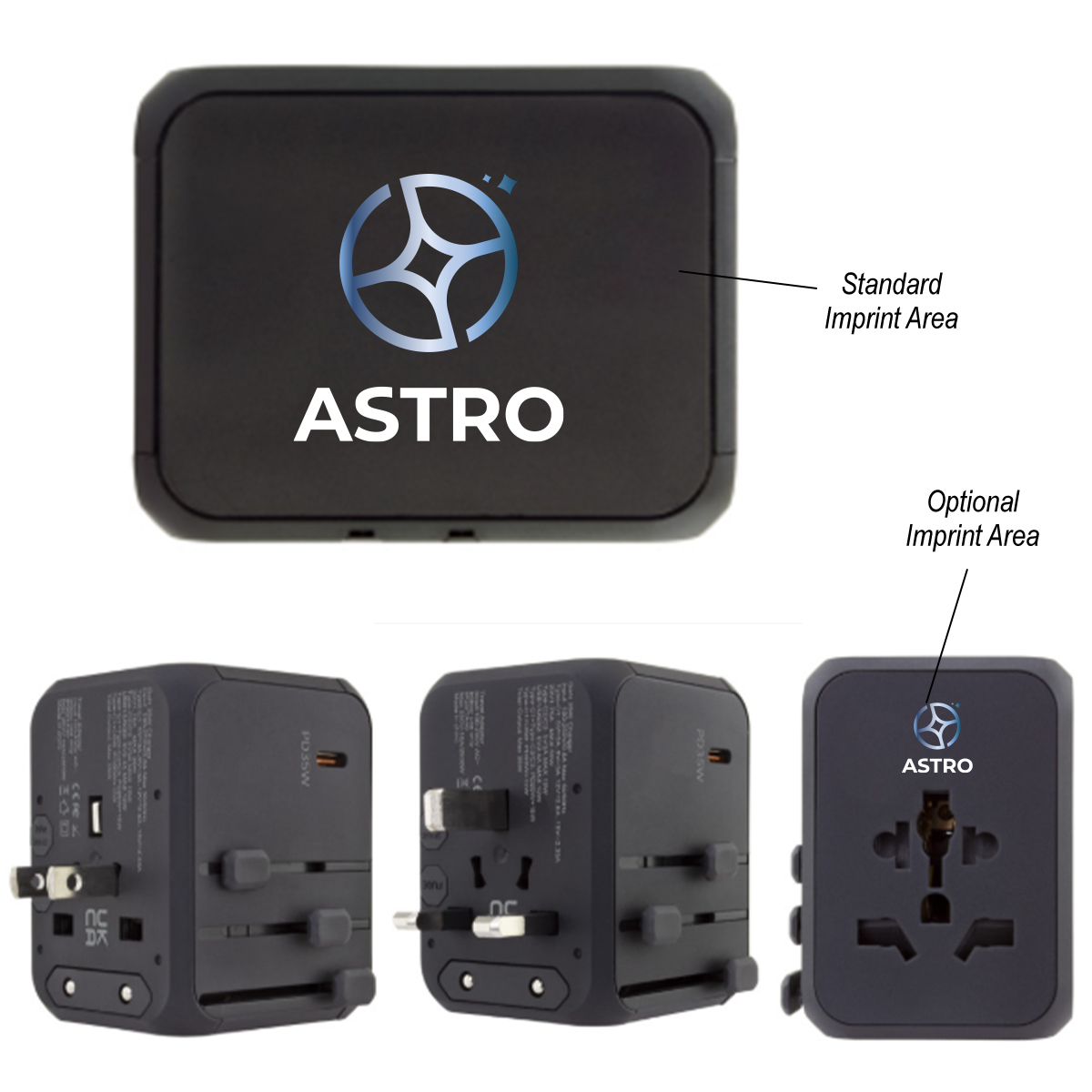 Picture of 33w Universal Travel Adapter With Type-c