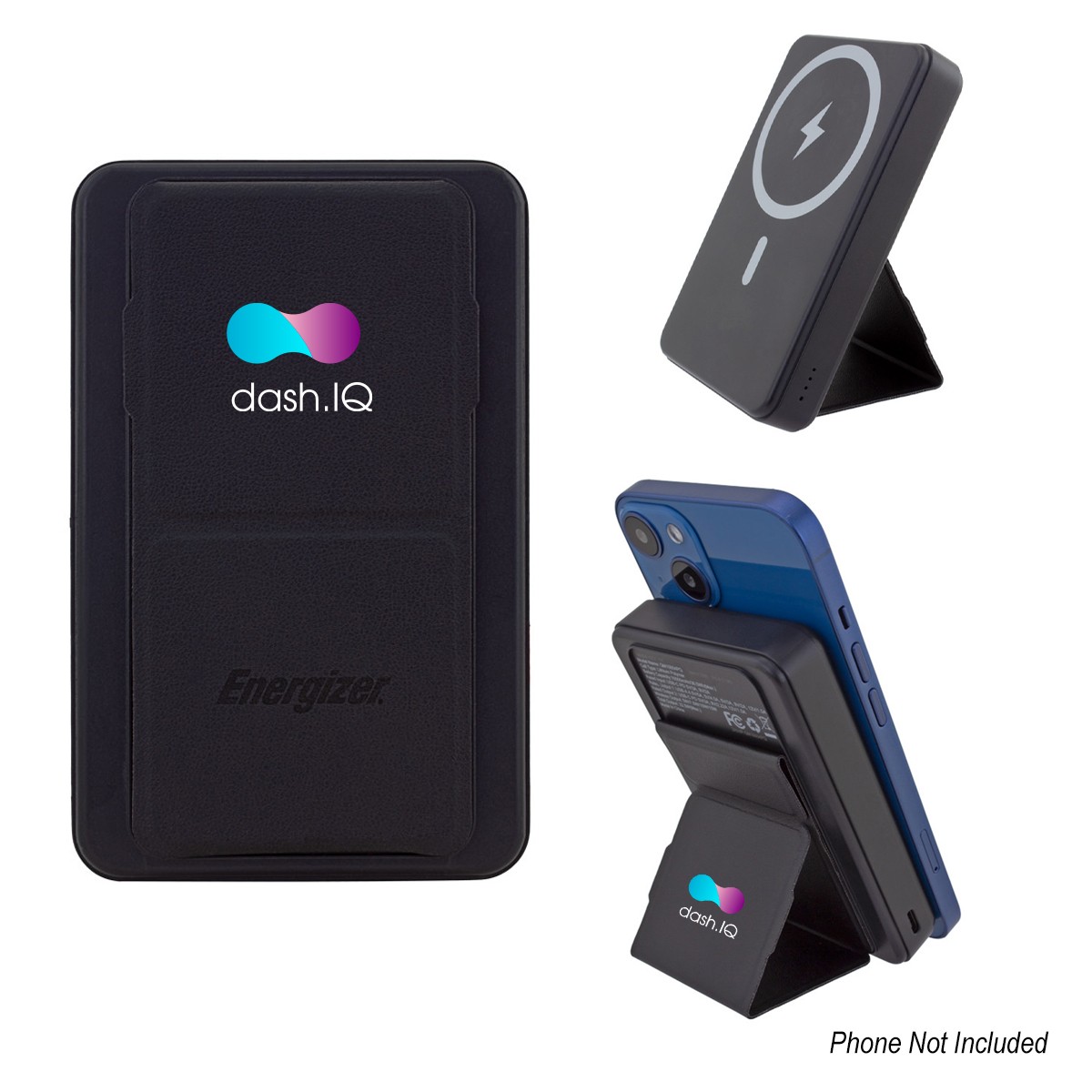 Picture of 10,000 Mah Energizer® Mag-n-kick™ Wireless Charger Power Bank And Phone Stand