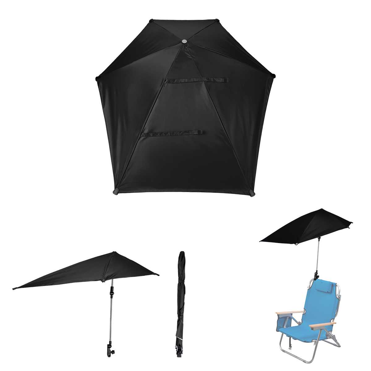 Picture of 50" Arc Spf 50 Chair Umbrella With 100% Rpet Canopy